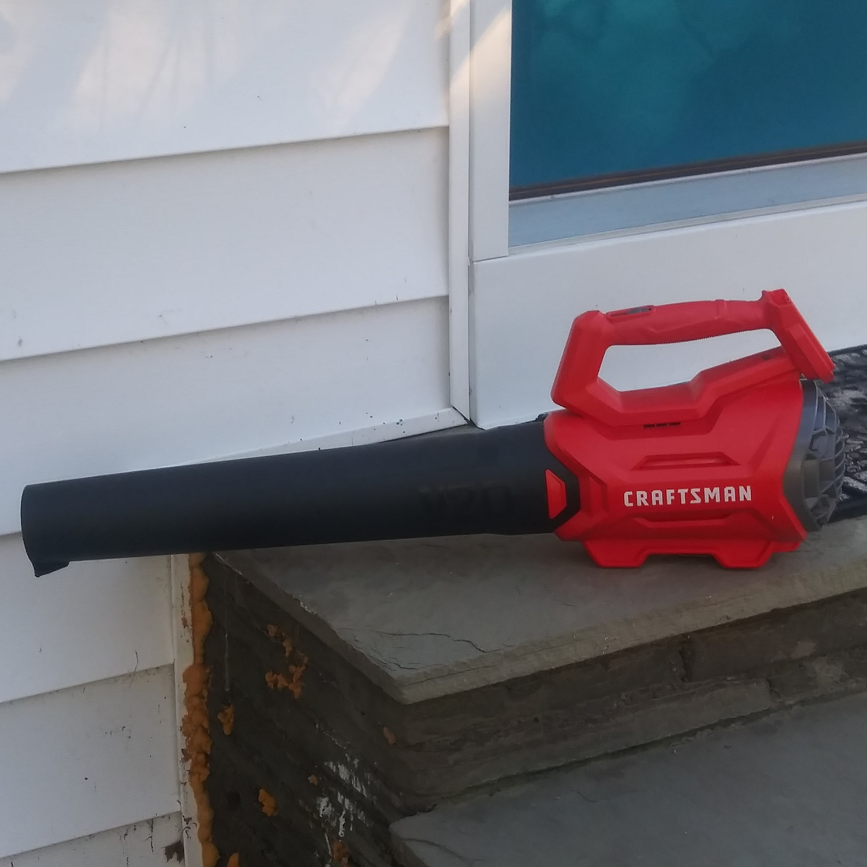 Day 5 #NaPodPoMo Garage's Rain Gutters Cleaned/Cleared Out With The Leaf Blower . . . .