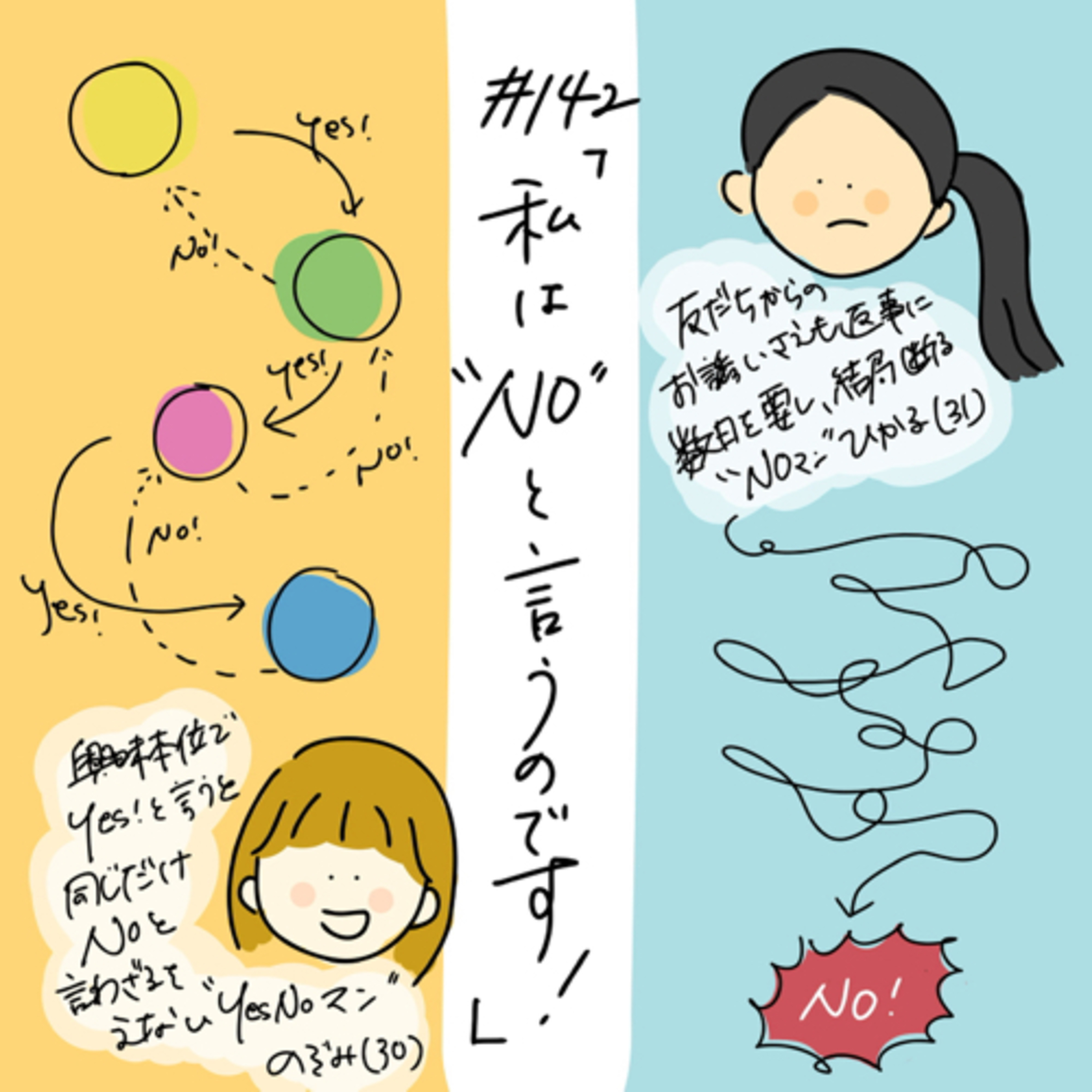 #142:「私は "No" と言うのです！」