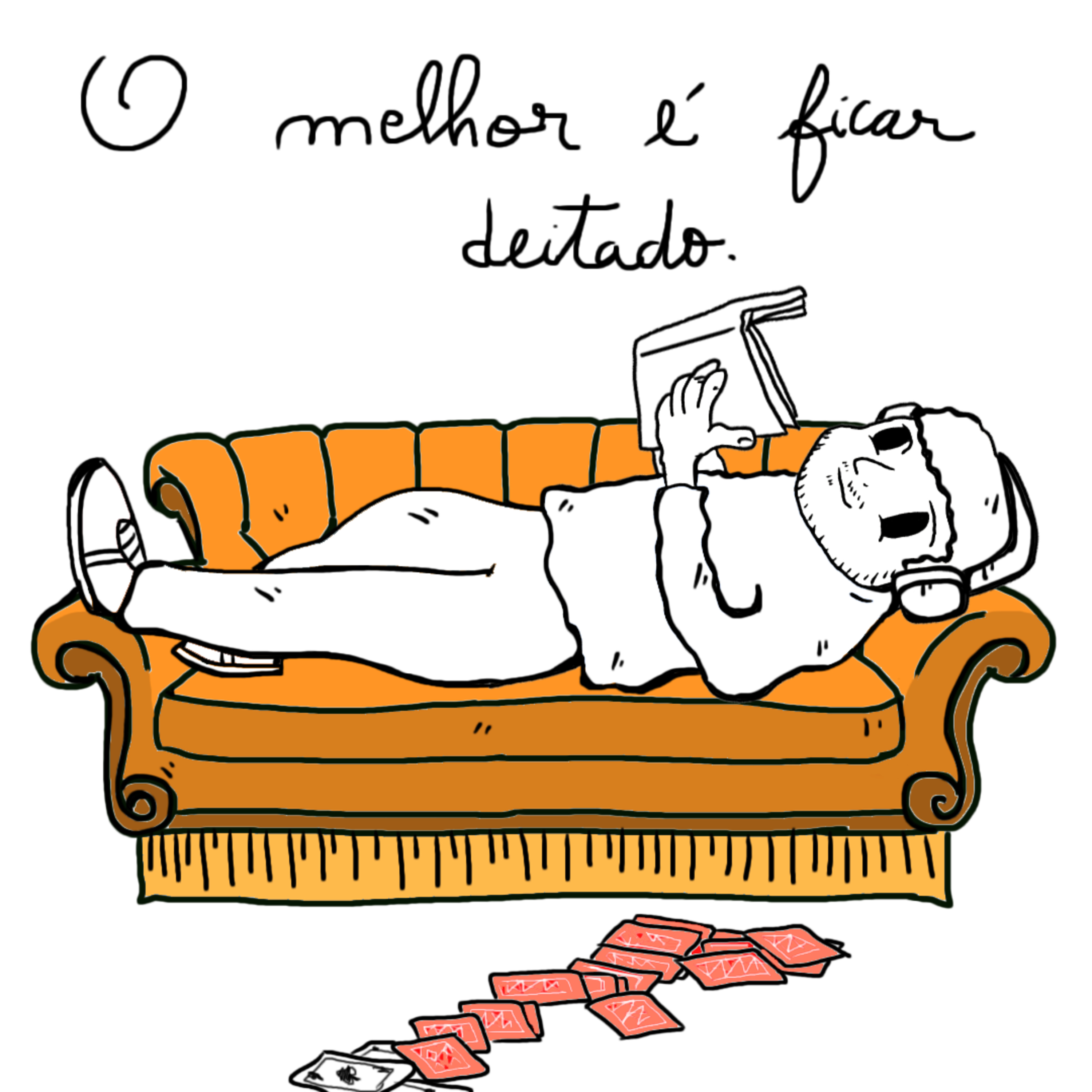 O melhor é ficar deitado.