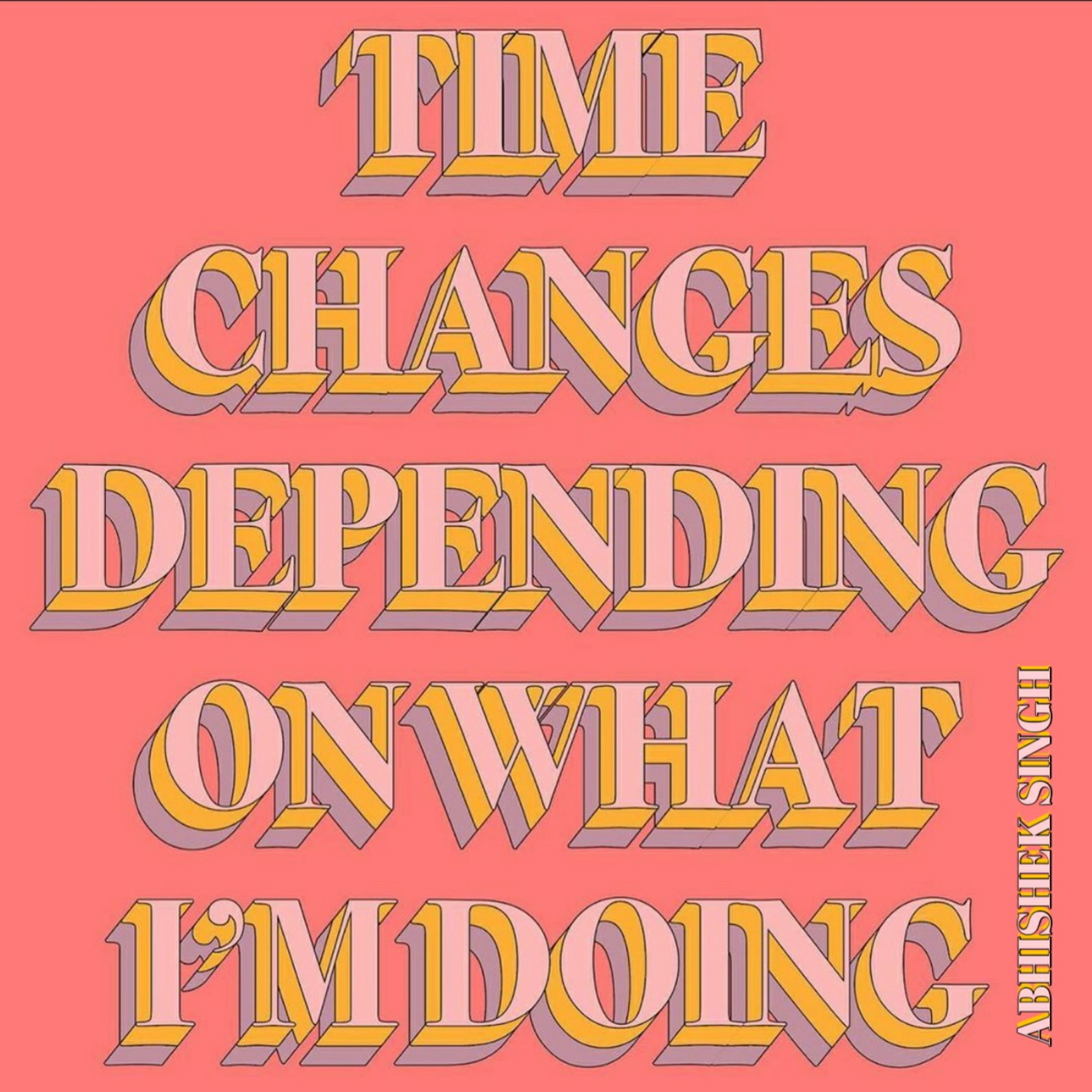 Time changes depending on what I'm doing episode artwork