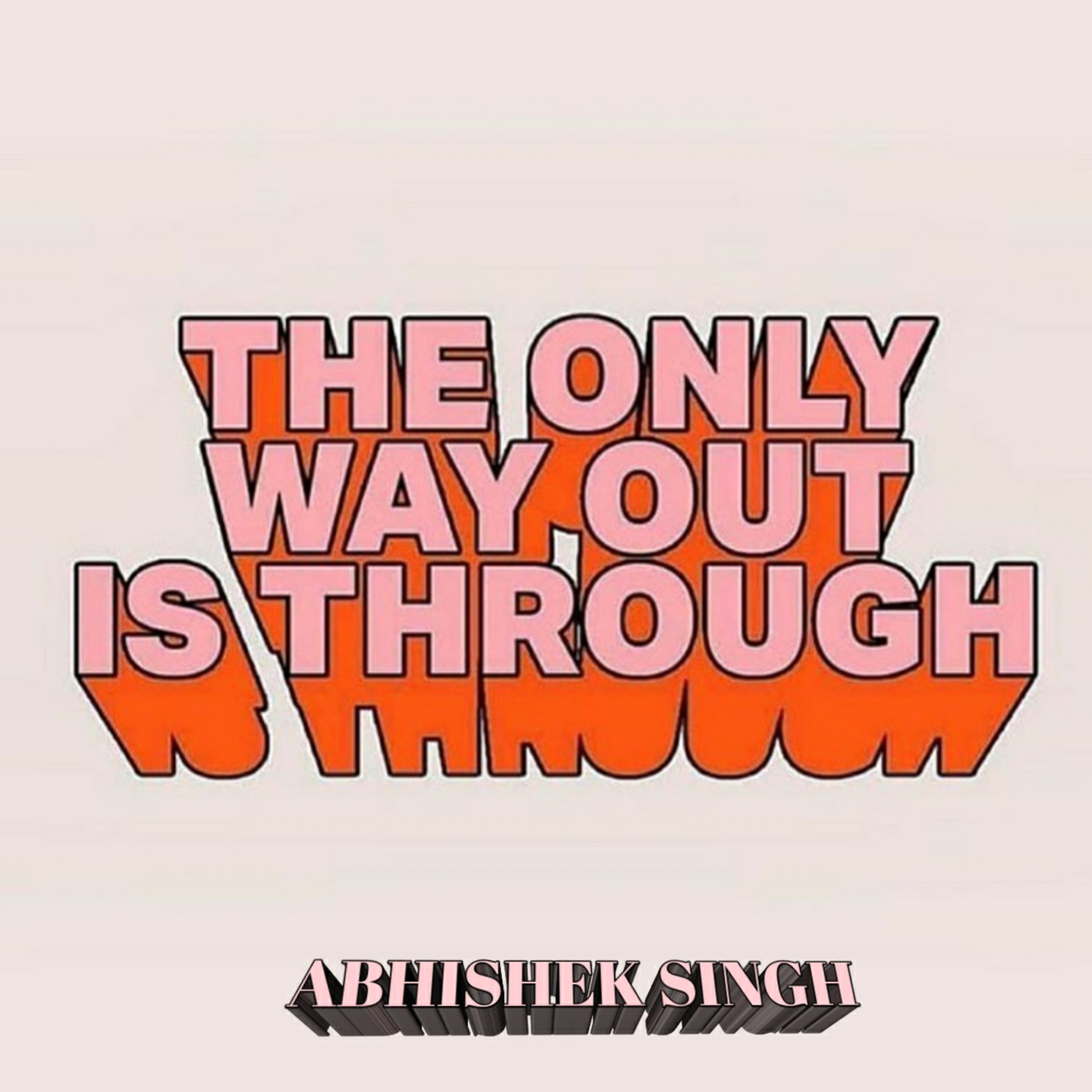 The only way out is through episode artwork
