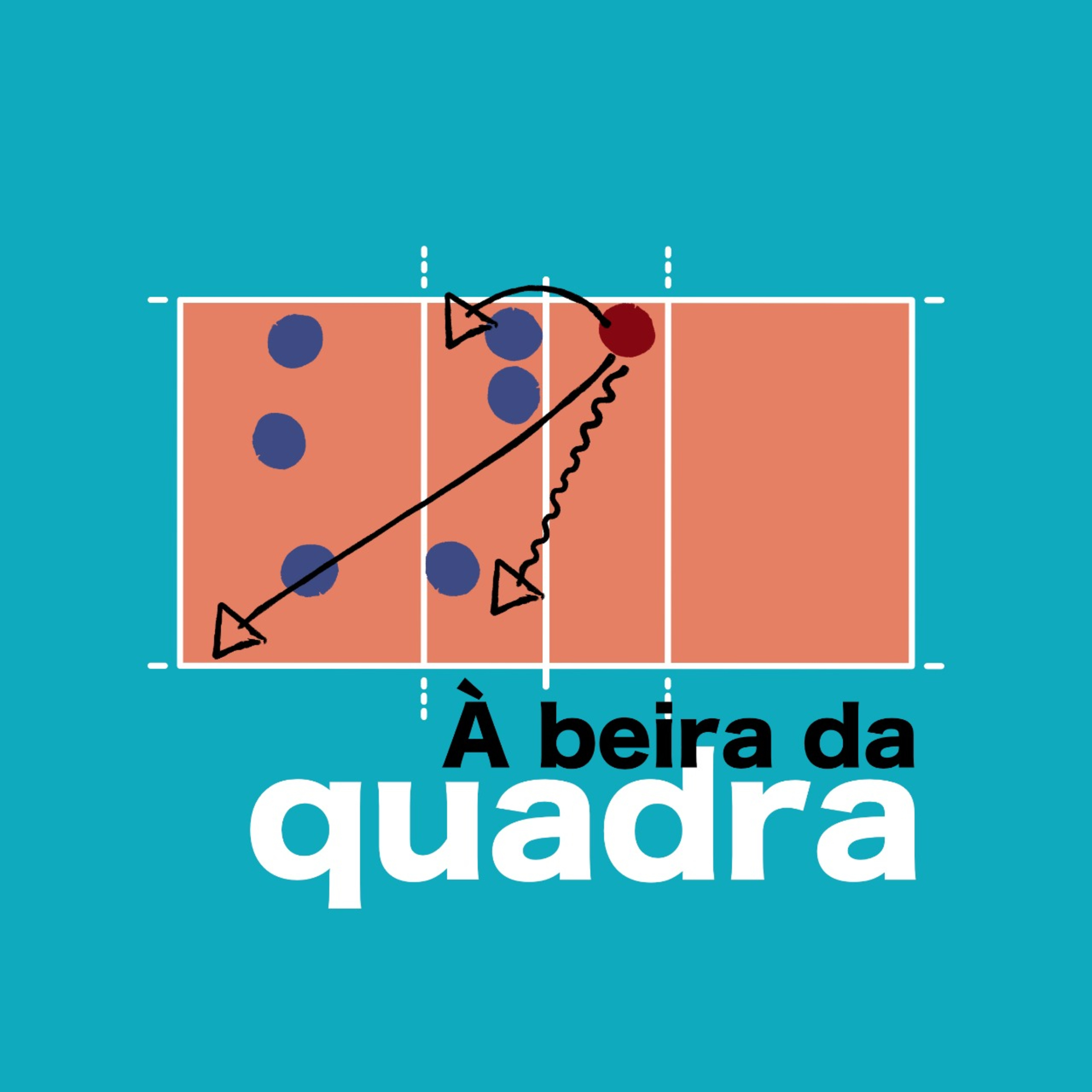 À beira da quadra