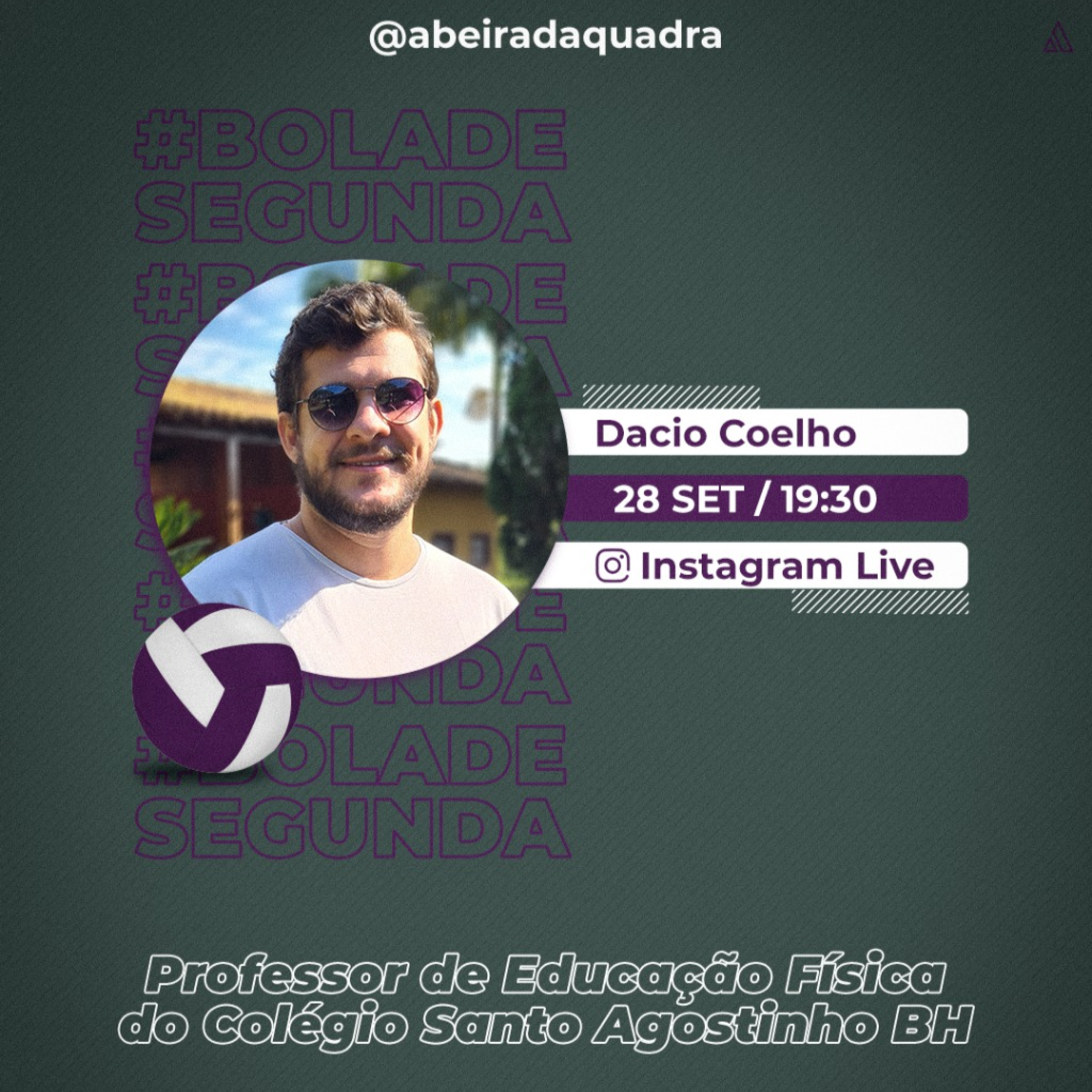 À beira da quadra