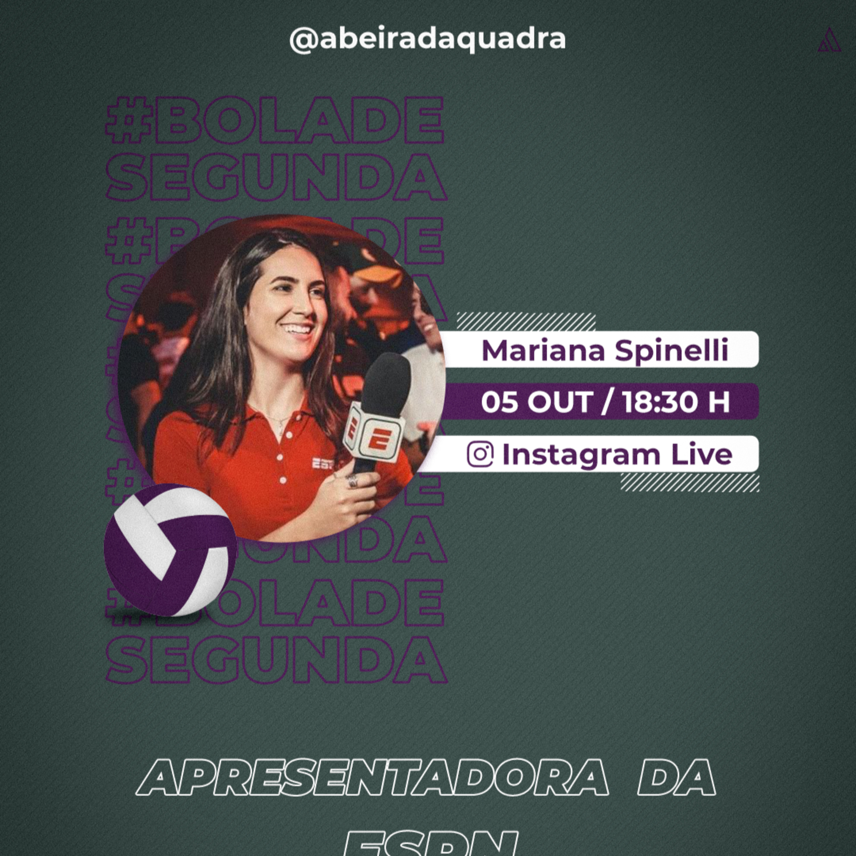 À beira da quadra