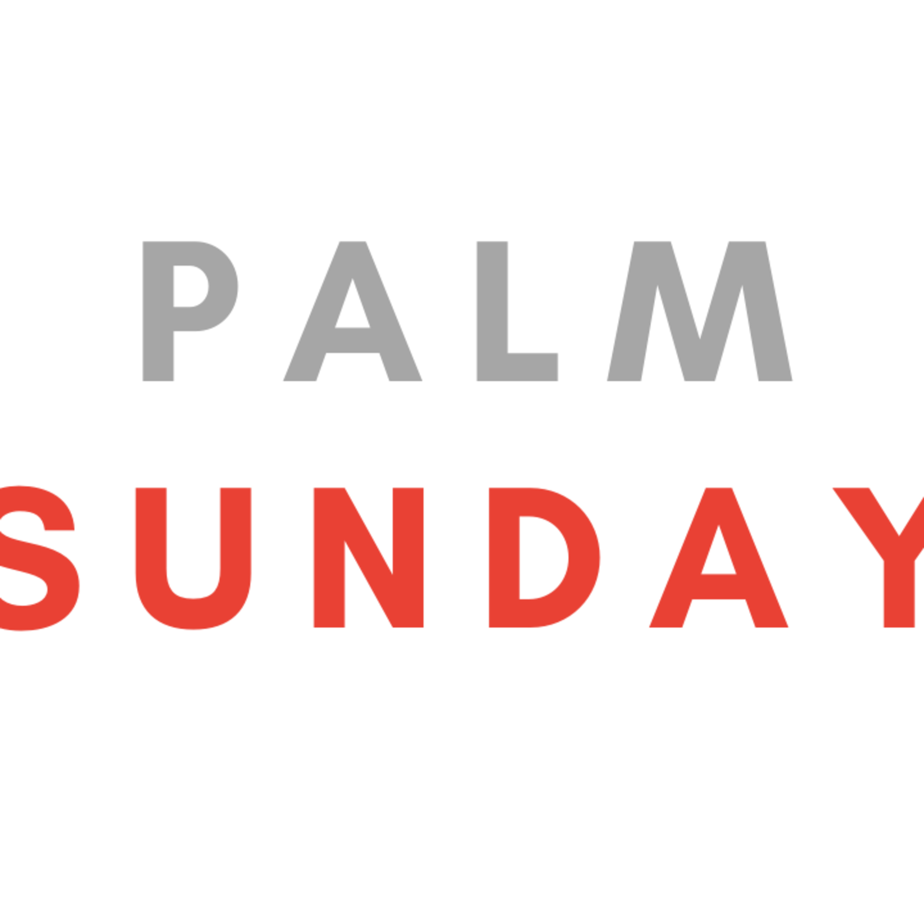 Palm Sunday