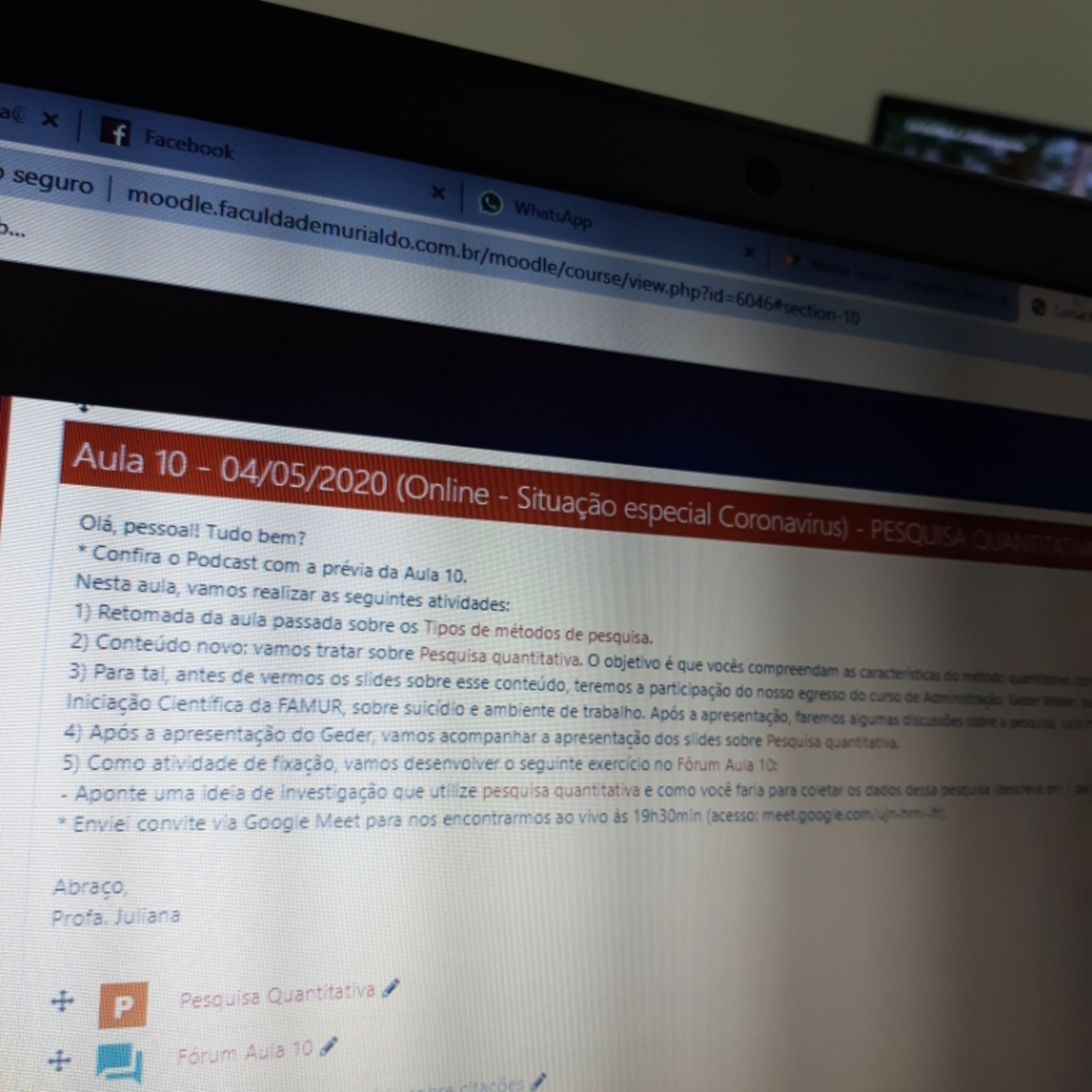 Aula 06 - 06/04/2020 Metodologia