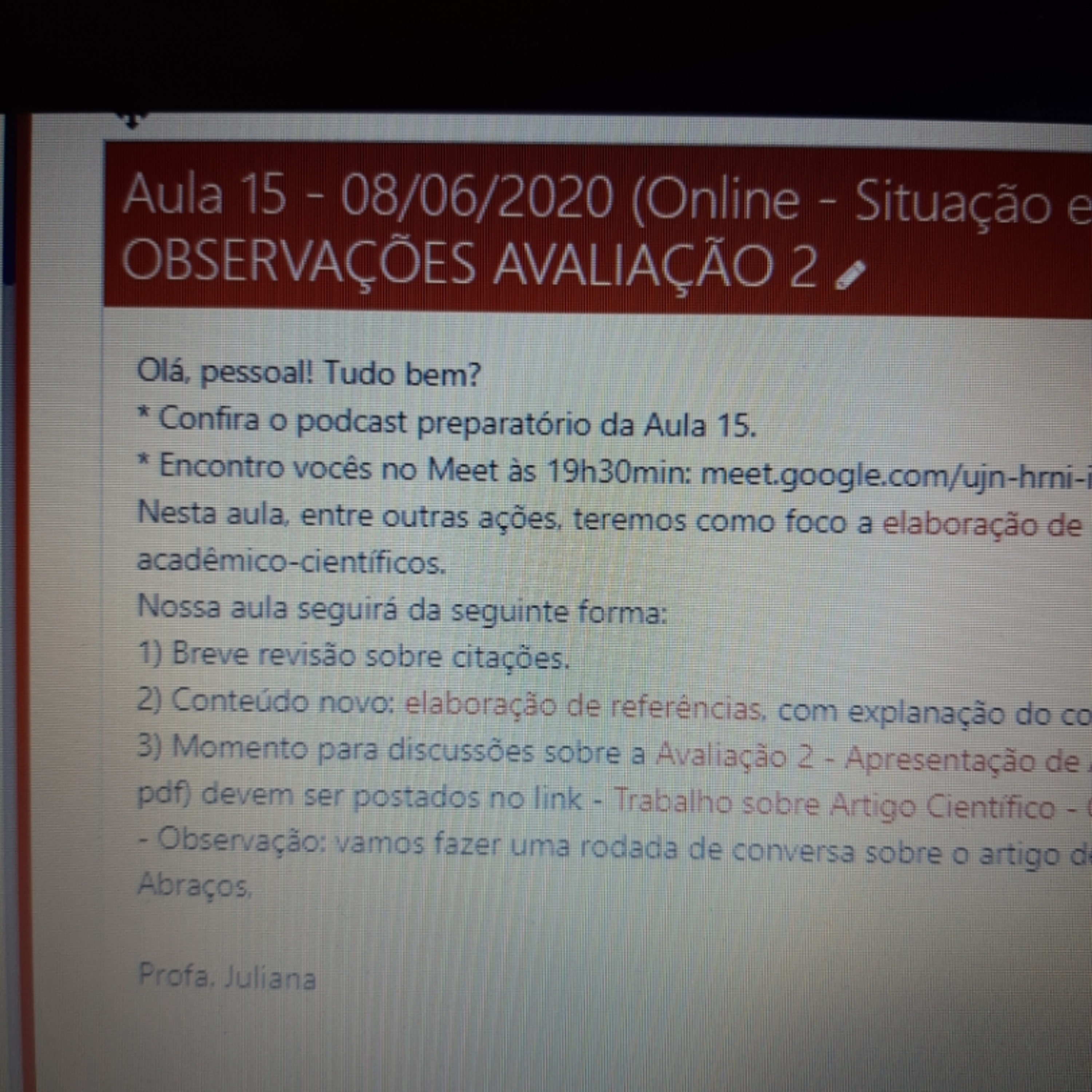 Aula 06 - 06/04/2020 Metodologia