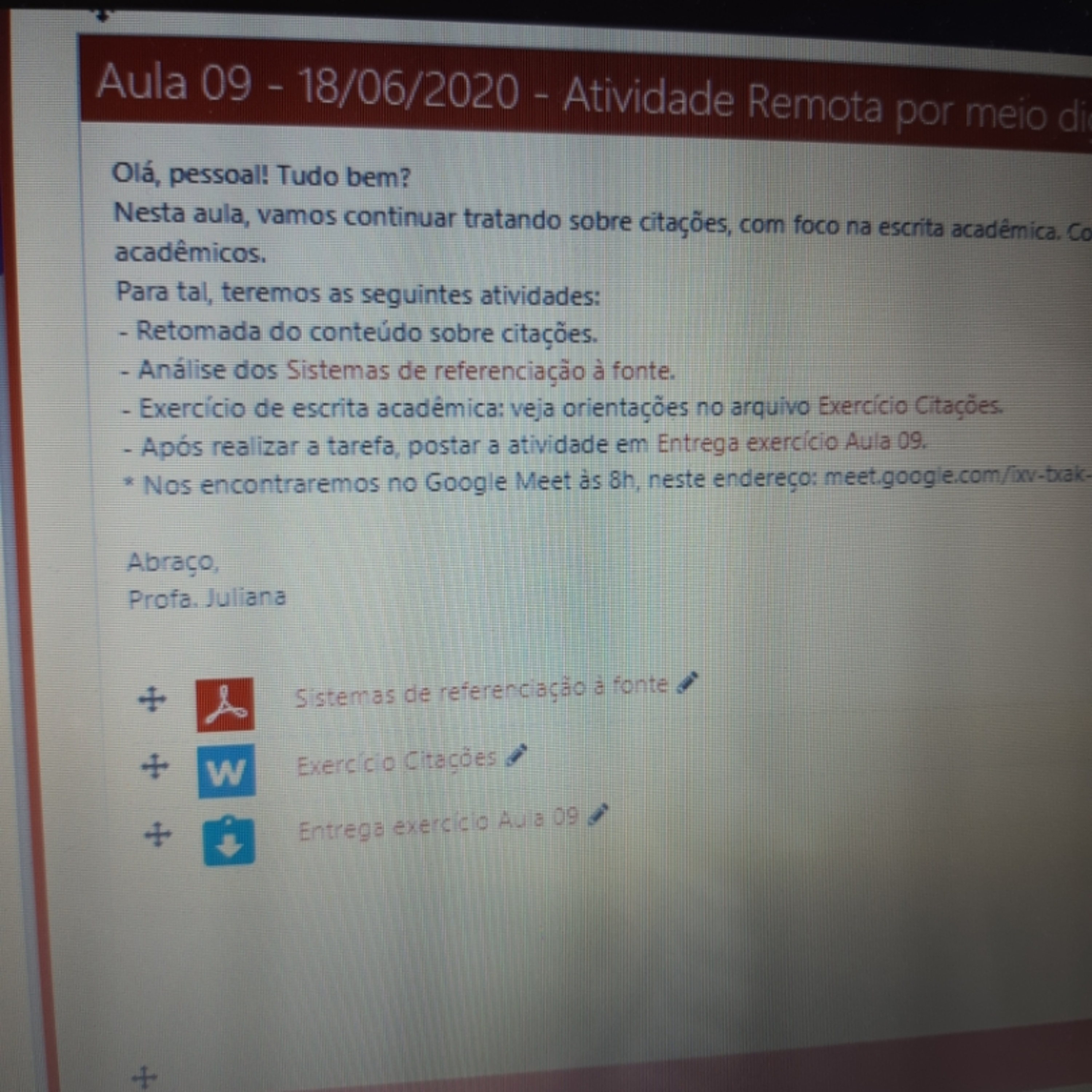Aula 06 - 06/04/2020 Metodologia