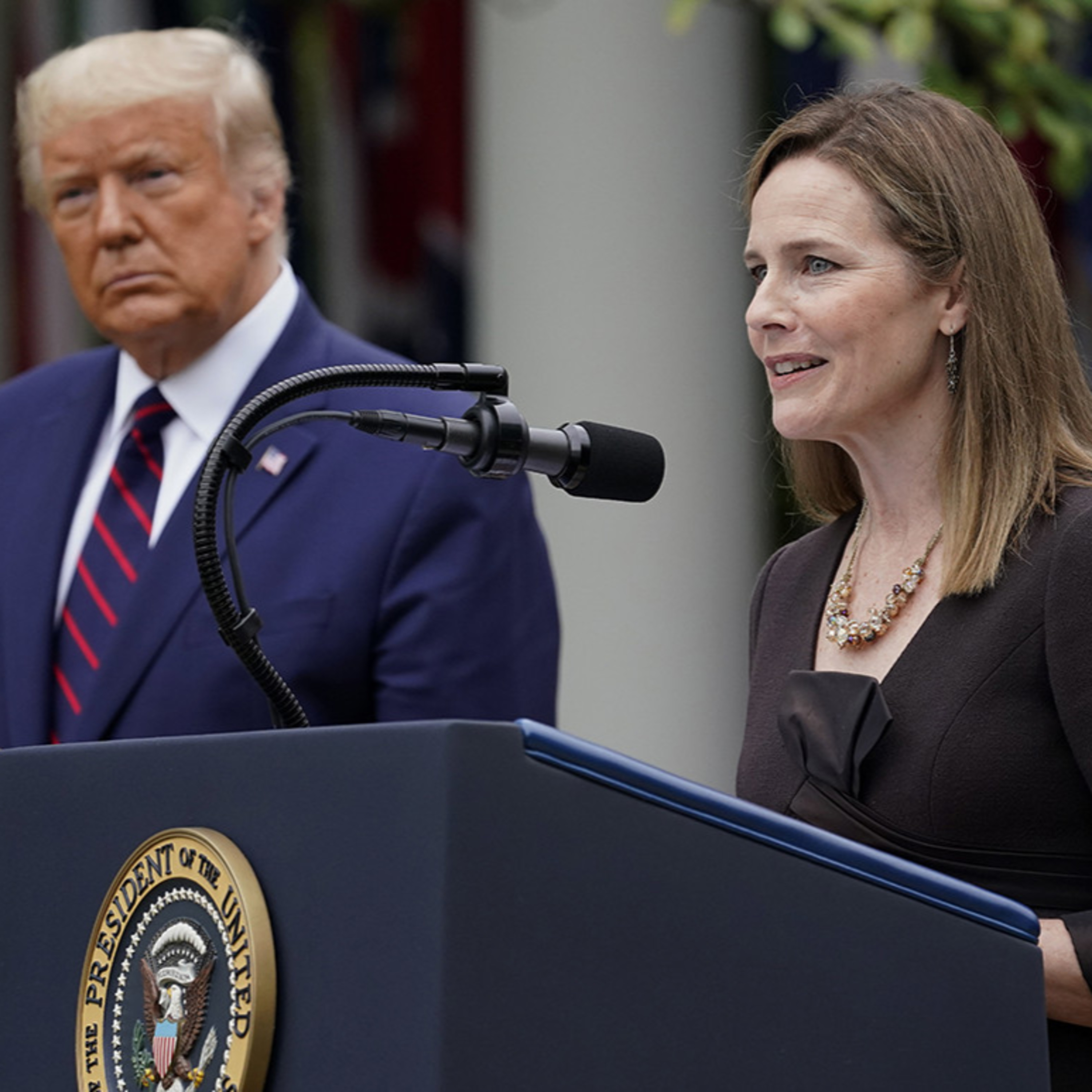 JUSTICE NOMINEE AMY CONEY BARRETT VIEWS ON ABORTION RIGHTS AND HEALTH CARE  episode artwork