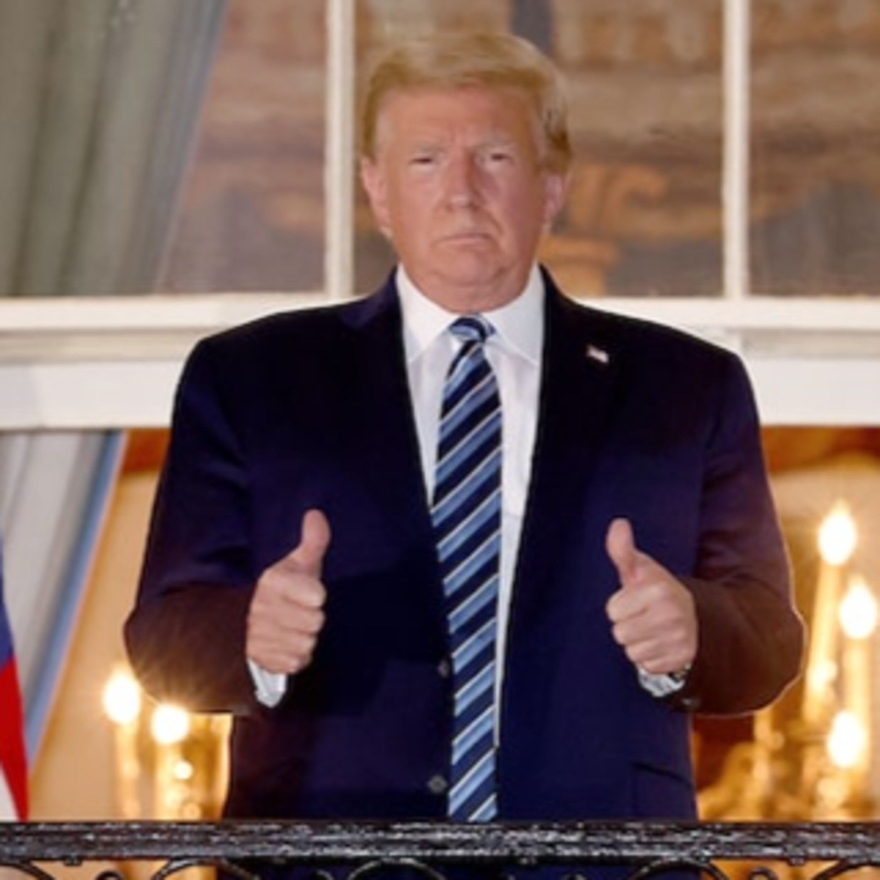 PRESIDENT TRUMP SAID MAYBE I'M IMMUNE, STRUGGLES BREATHING episode artwork
