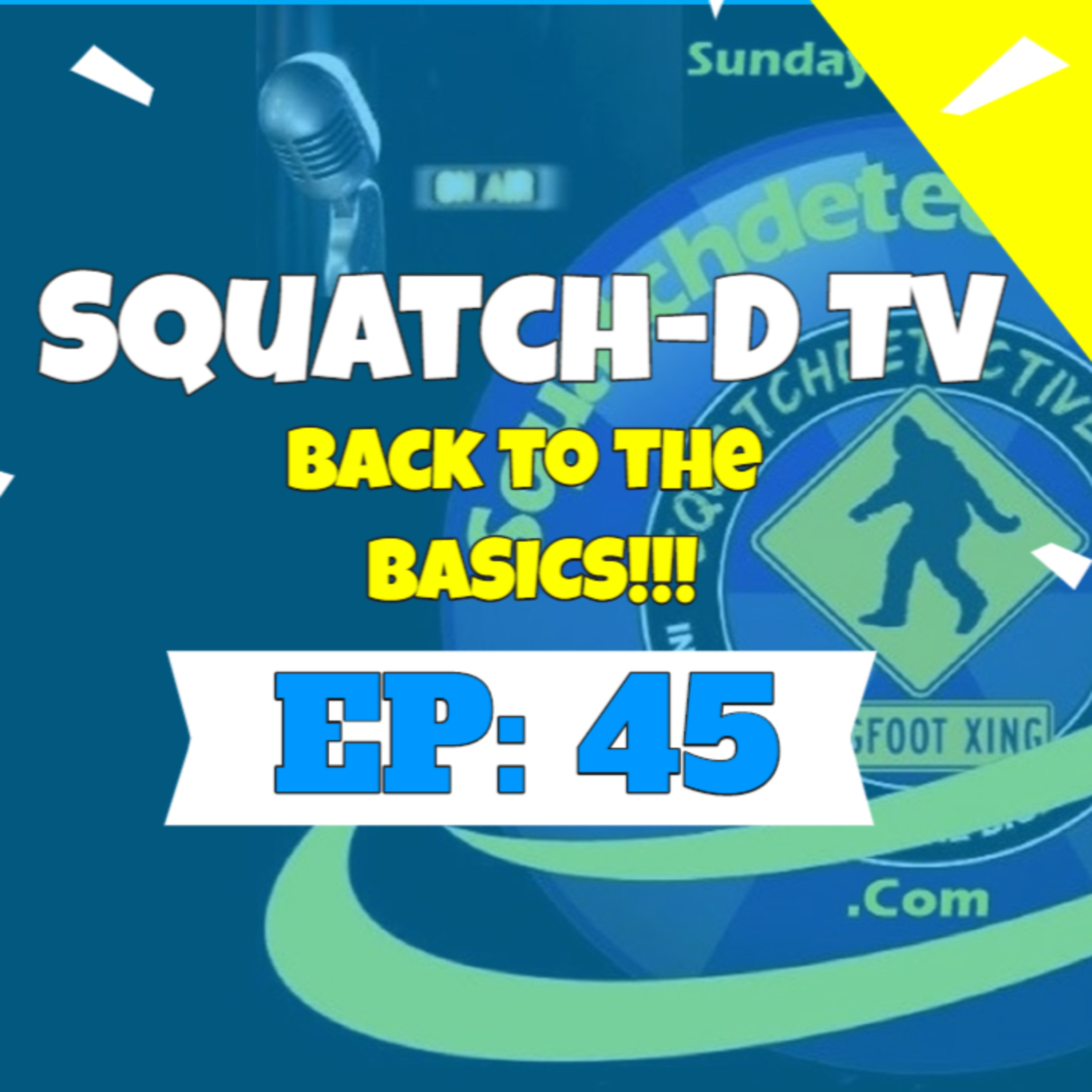 👉 (Bigfoot Podcast Video) Squatch-D TV Episode 45 Back to the basics