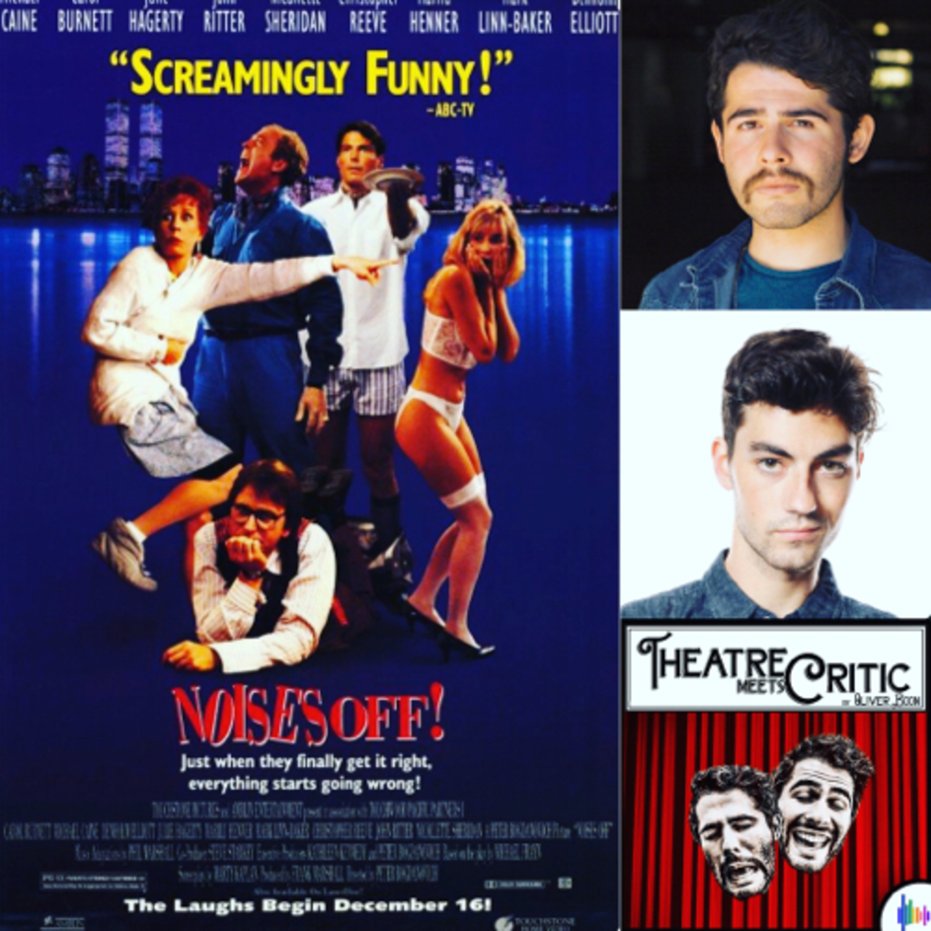 Matt Caudel and Noises Off episode artwork
