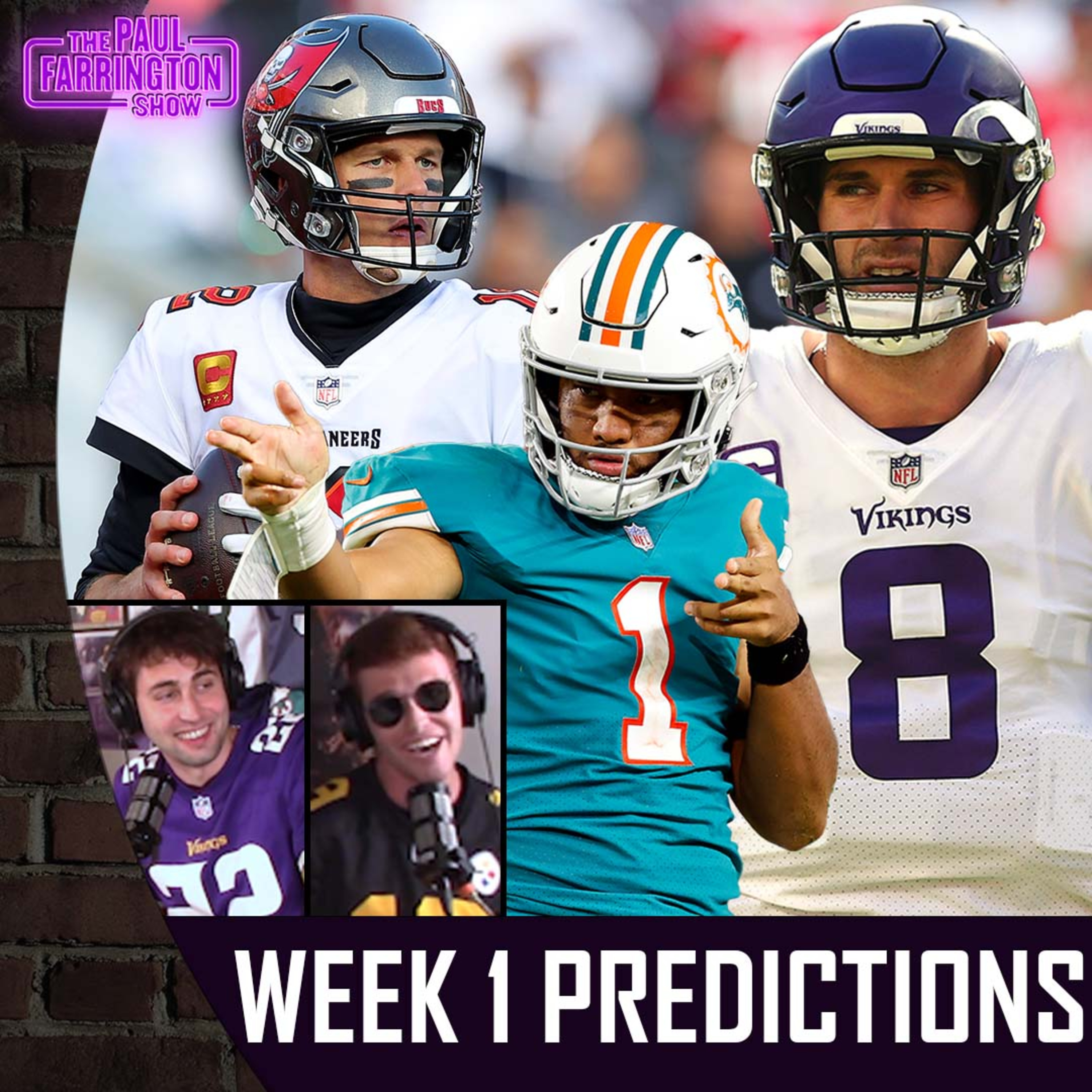 NFL Week 1 Predictions: Bucs-Cowboys debate, Packers-Vikings, Steelers talk, Ravens-Jets outrage | The Paul Farrington Show