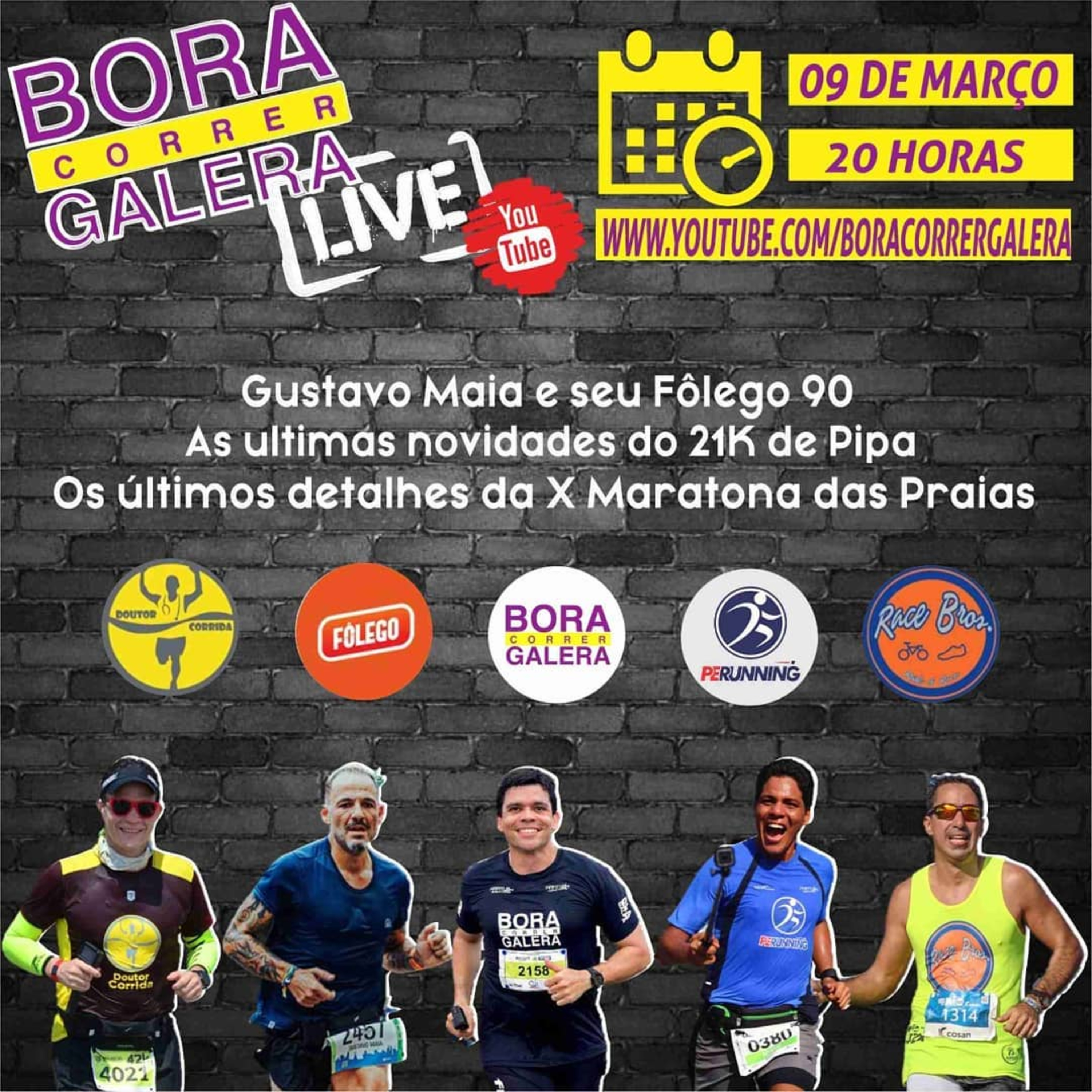 #29 Gustavo Maia e seu novo projeto Folego90 [BORA CORRER GALERA] episode artwork