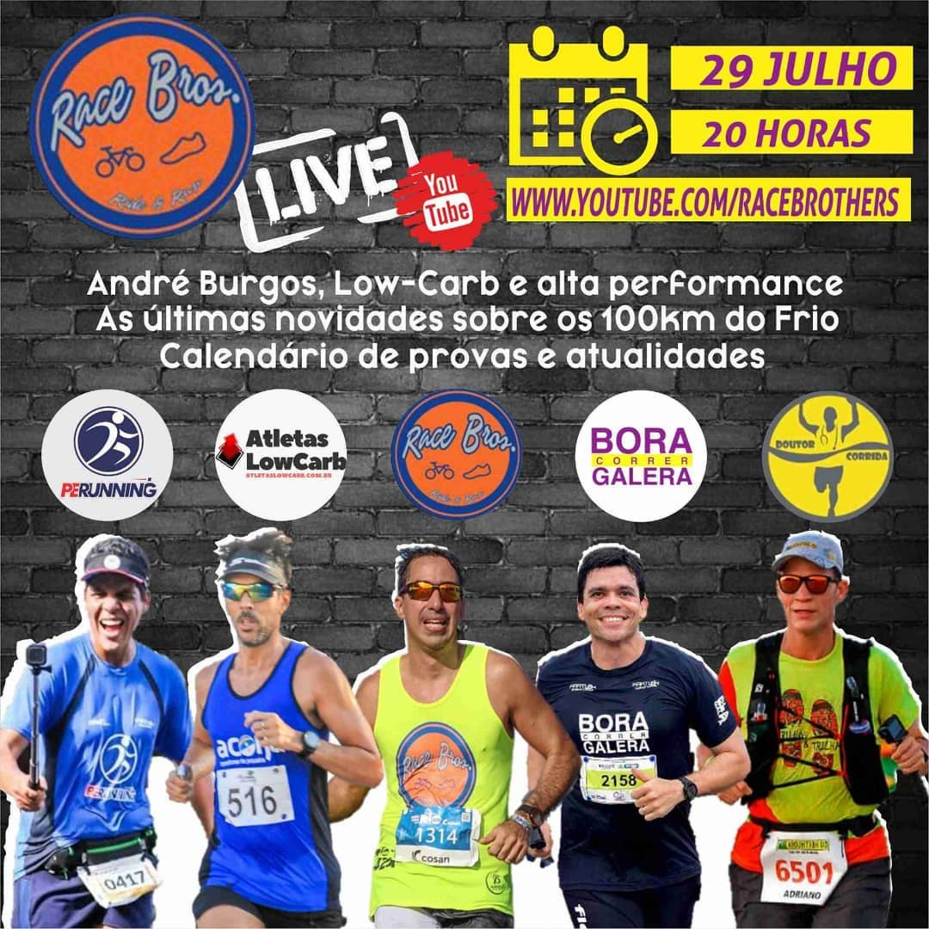 #10 André Burgos, Ultramaratonista e especialista low carb [RACE BROTHERS] episode artwork