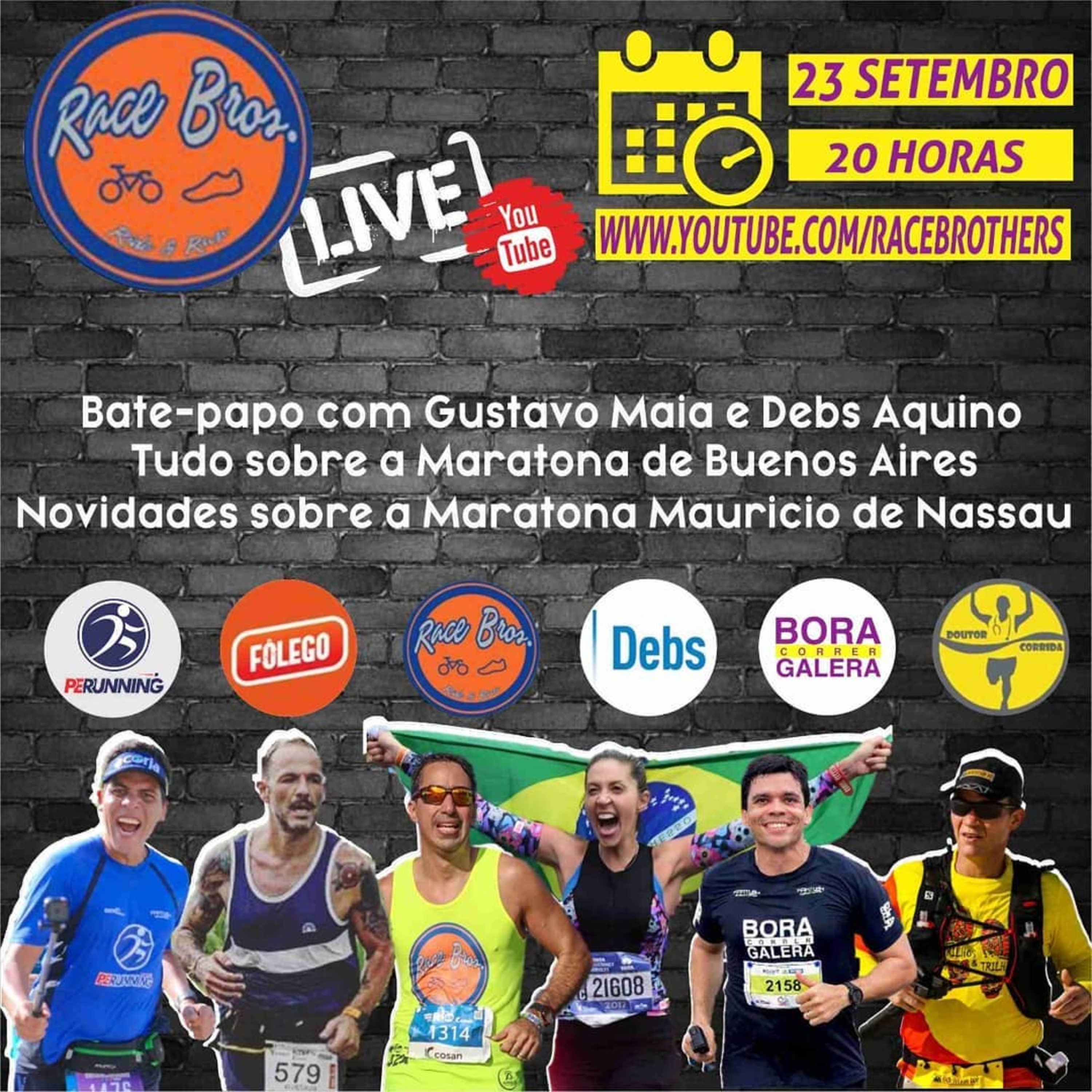 #16 Gustavo Maia e Debs Aquino, do Programa Fôlego [RACE BROTHERS] episode artwork