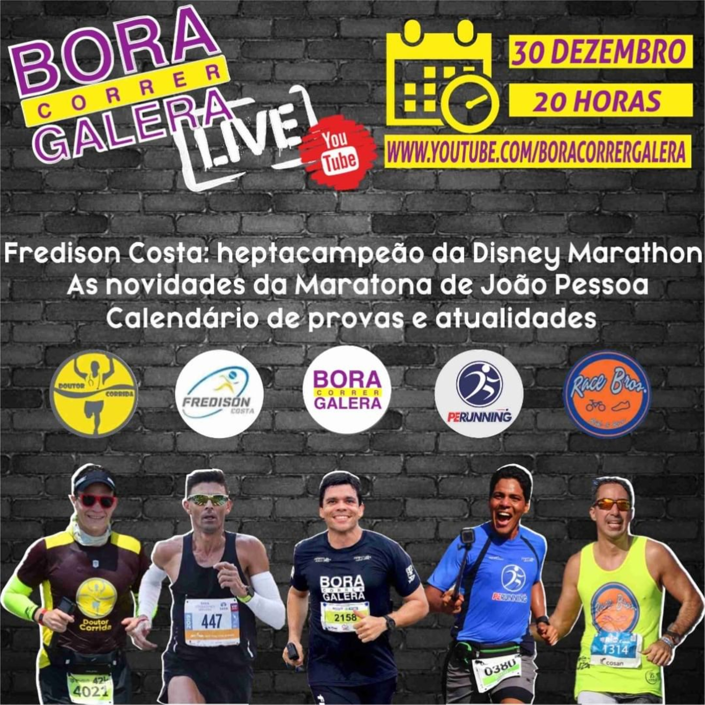 #24 Fredison Costa, heptacampeão da Disney Marathon [BORA CORRER GALERA] episode artwork