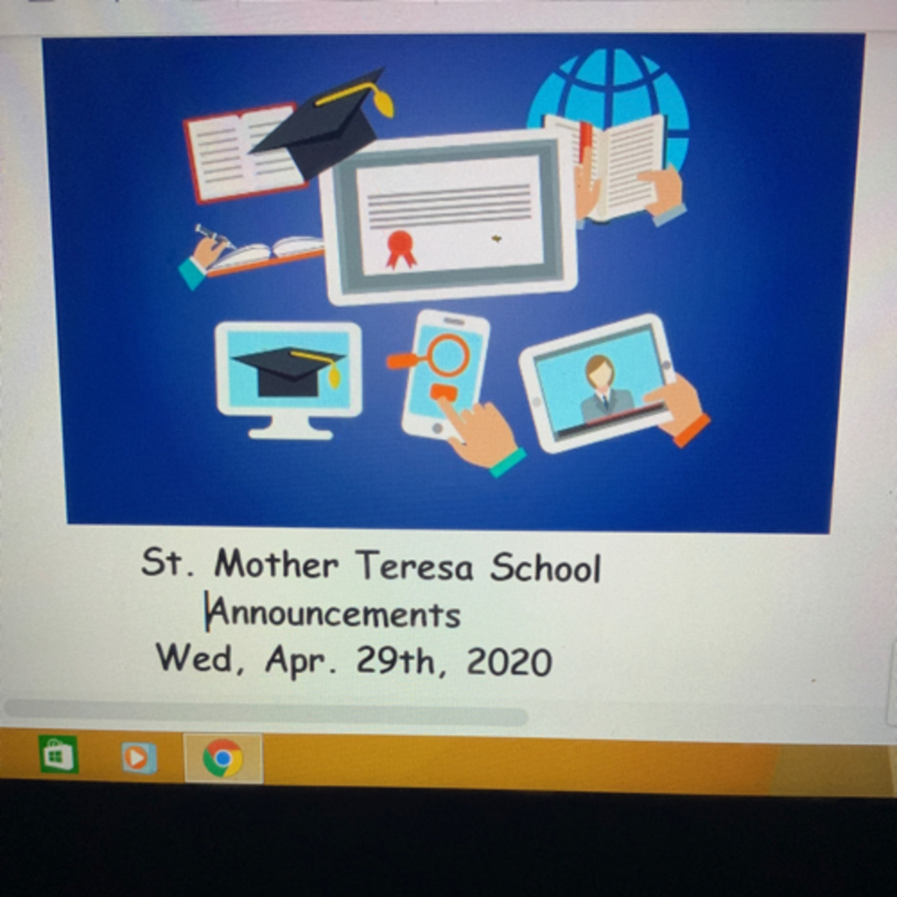 St. Mother Teresa School Announcements- Apr. 29th episode artwork