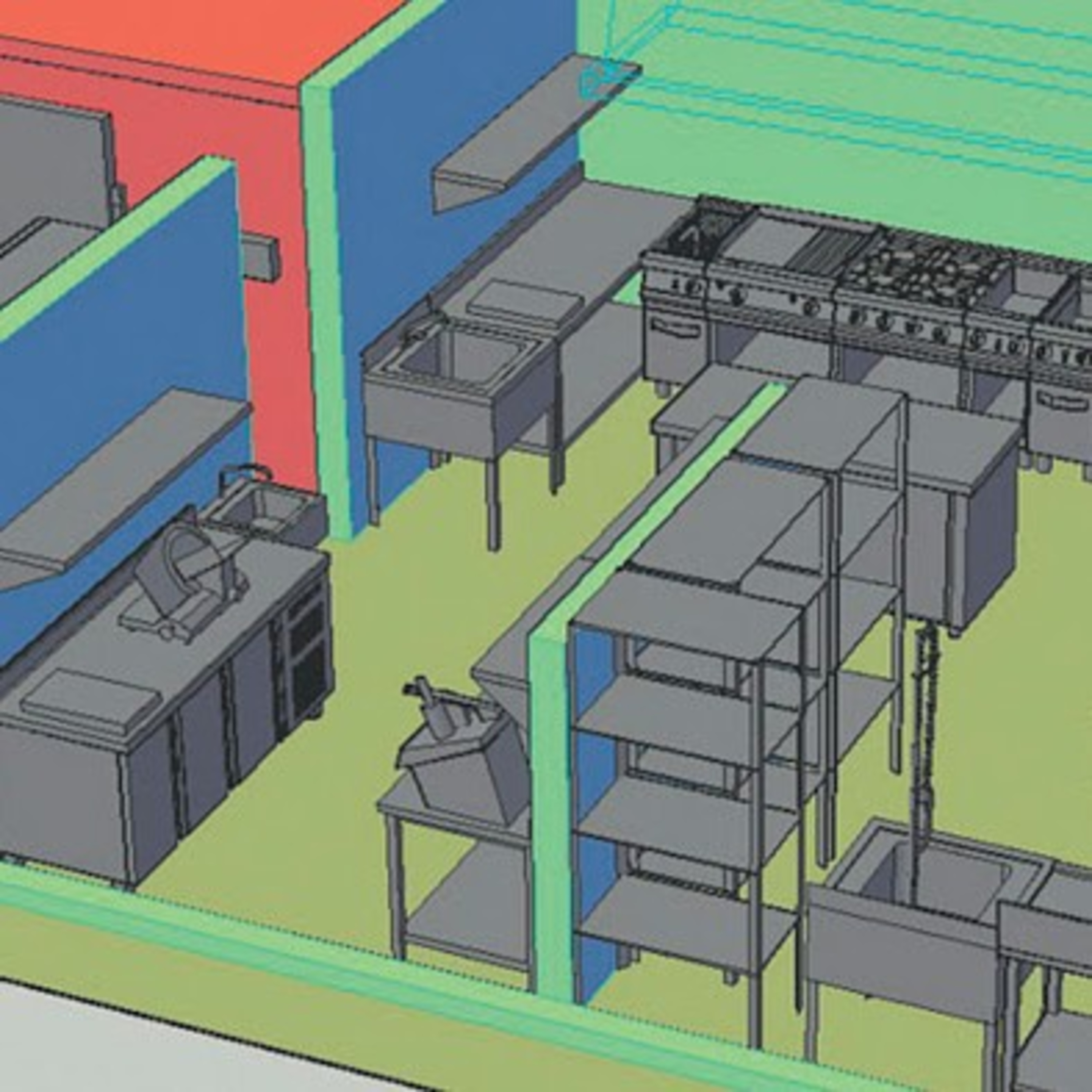 Organización y disposición de una Cocina