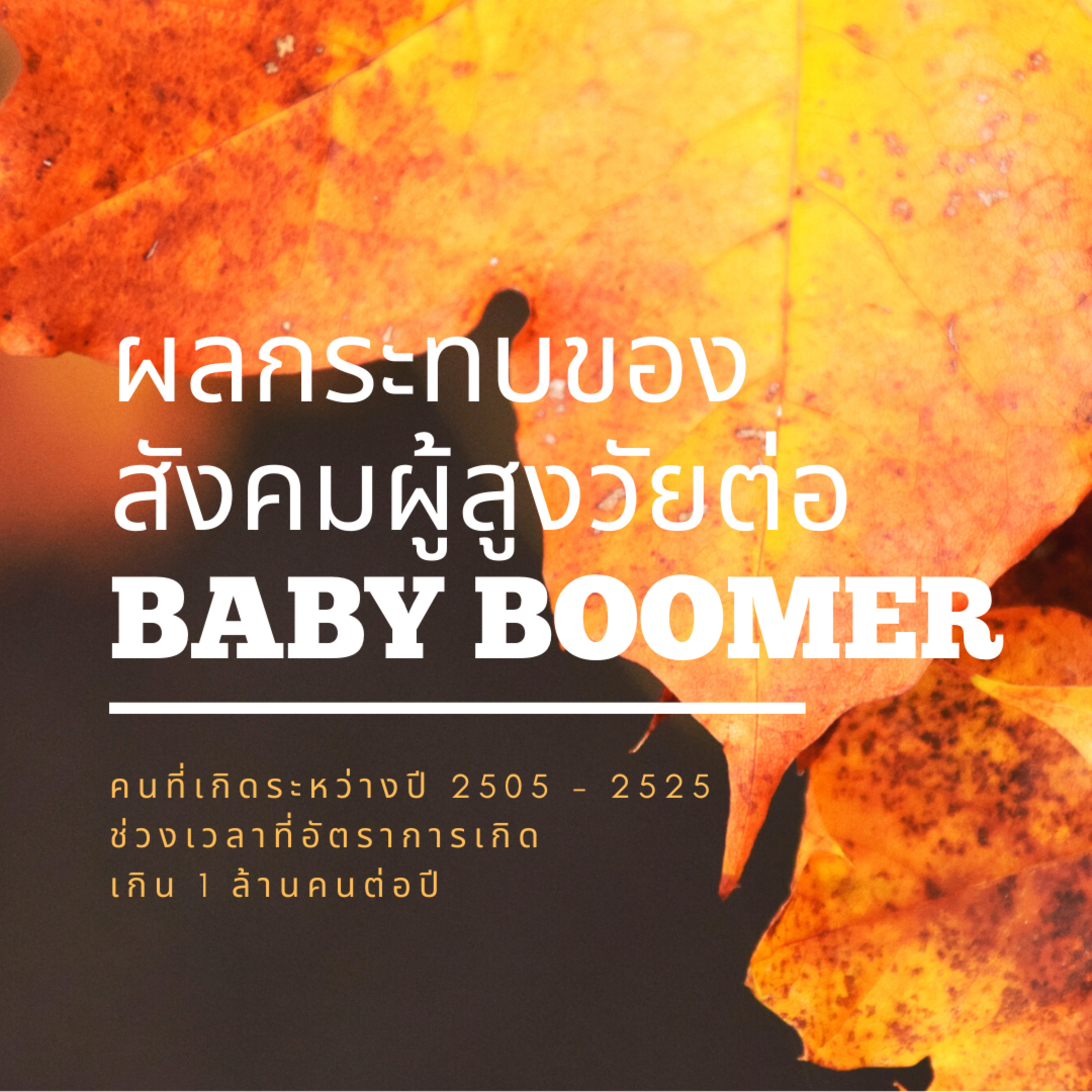 EP.125 ผลกระทบของสังคมผู้สูงวัยต่อ Baby Boomer คนที่เกิดระหว่าง 2505-2525
