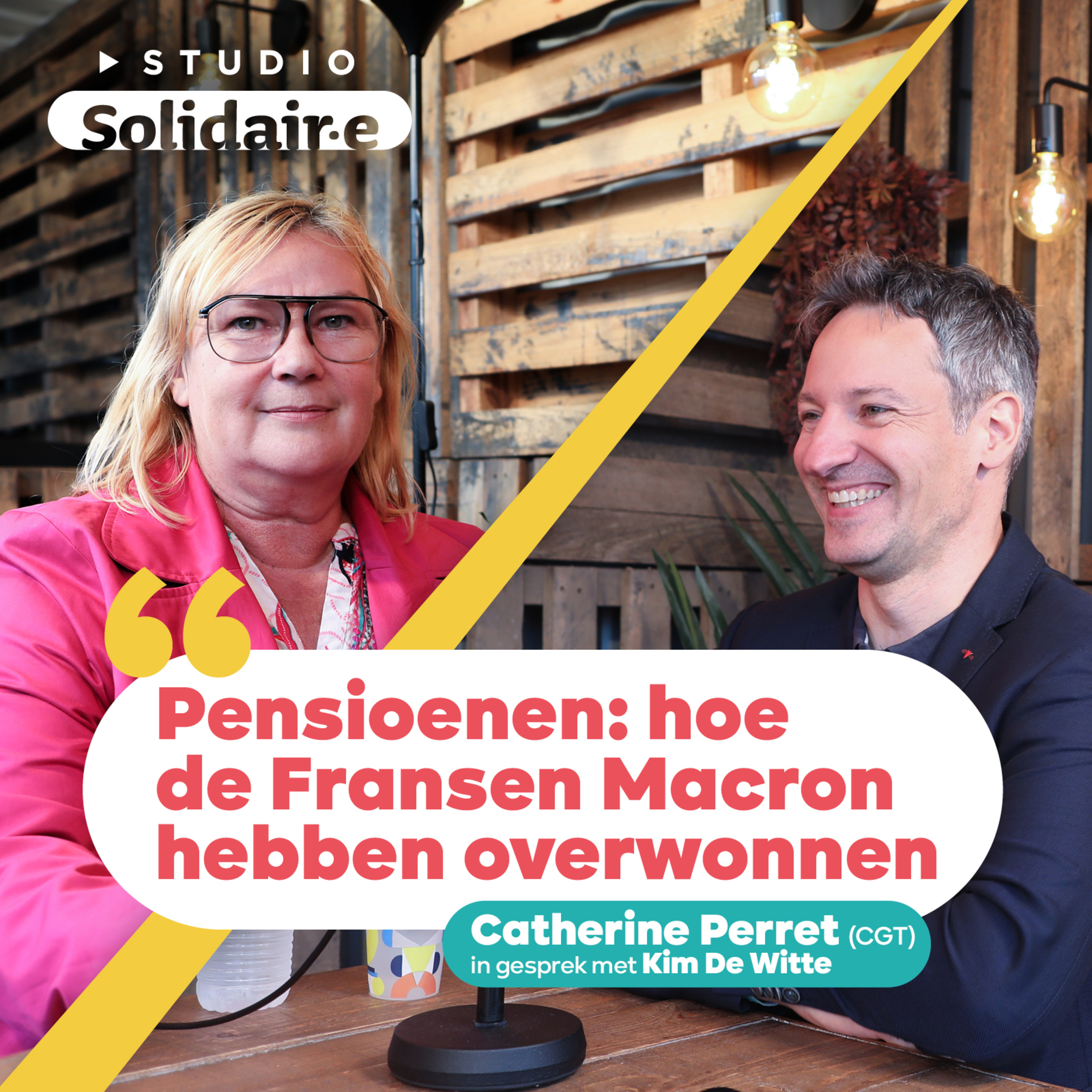 cover of episode Studio Solidair - Pensioenen: hoe de Fransen Macron hebben overwonnen