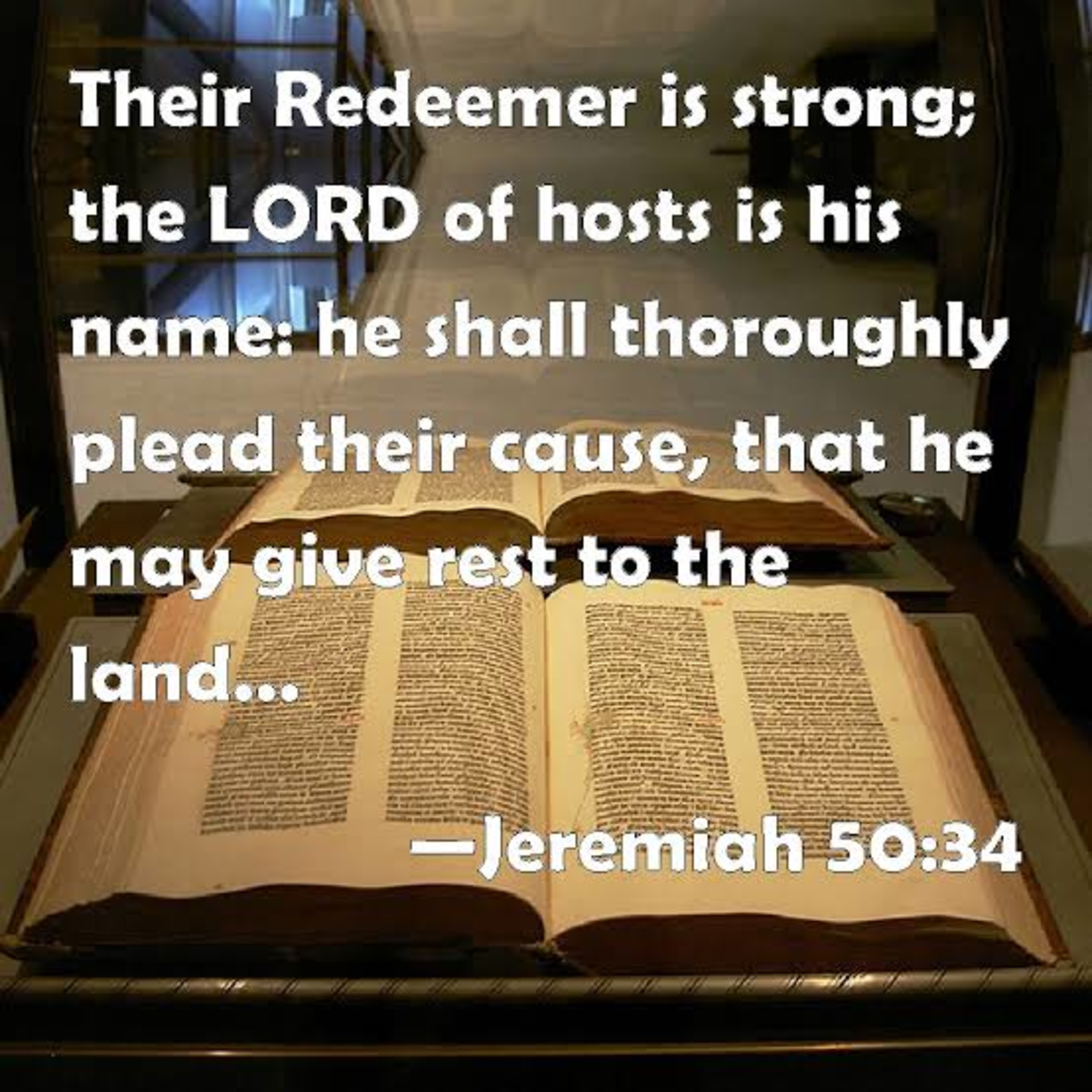 MY REDEEMER IS STRONG