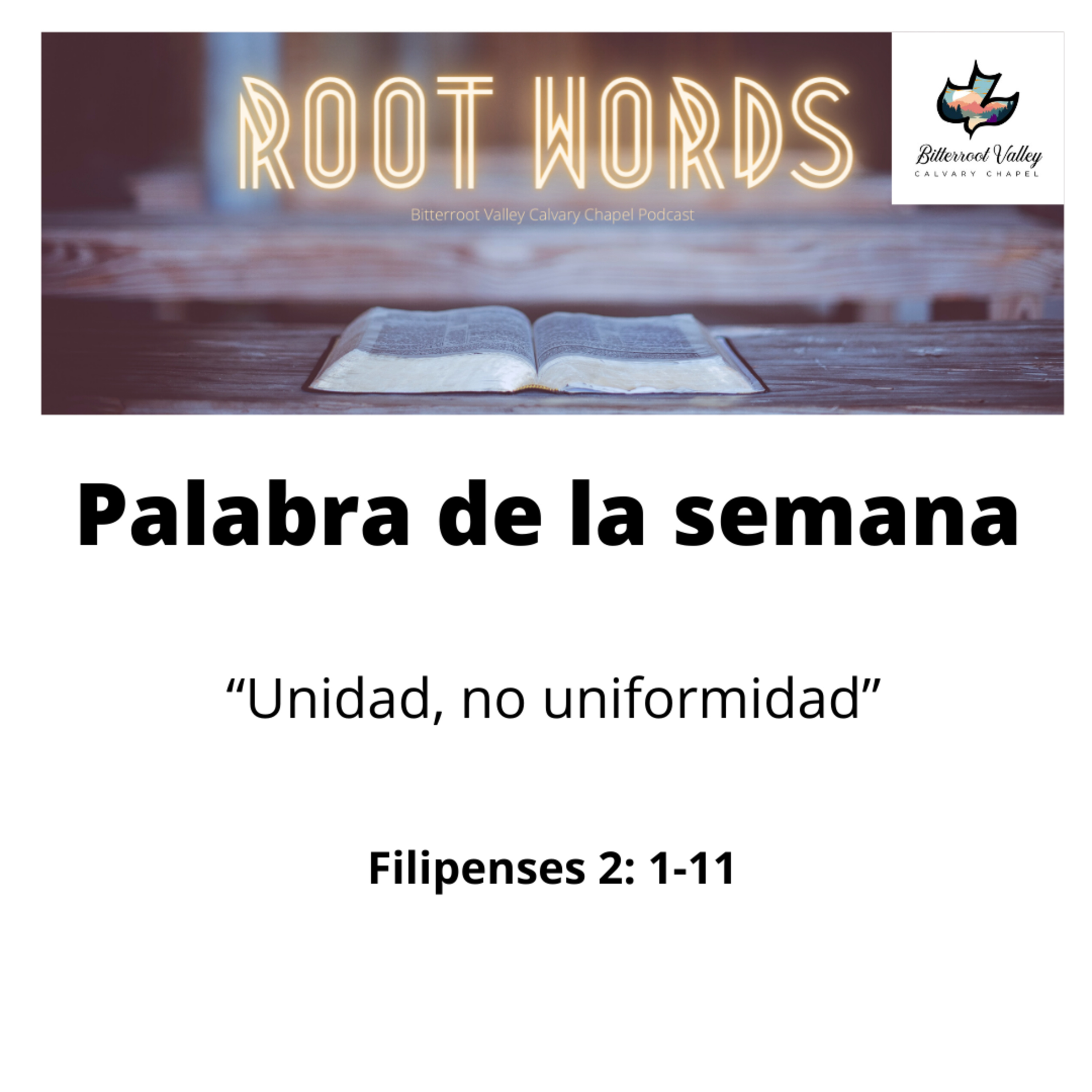 Palabra de la Semana “Unidad, no Uniformidad” Filipenses 2: 1-11 episode artwork