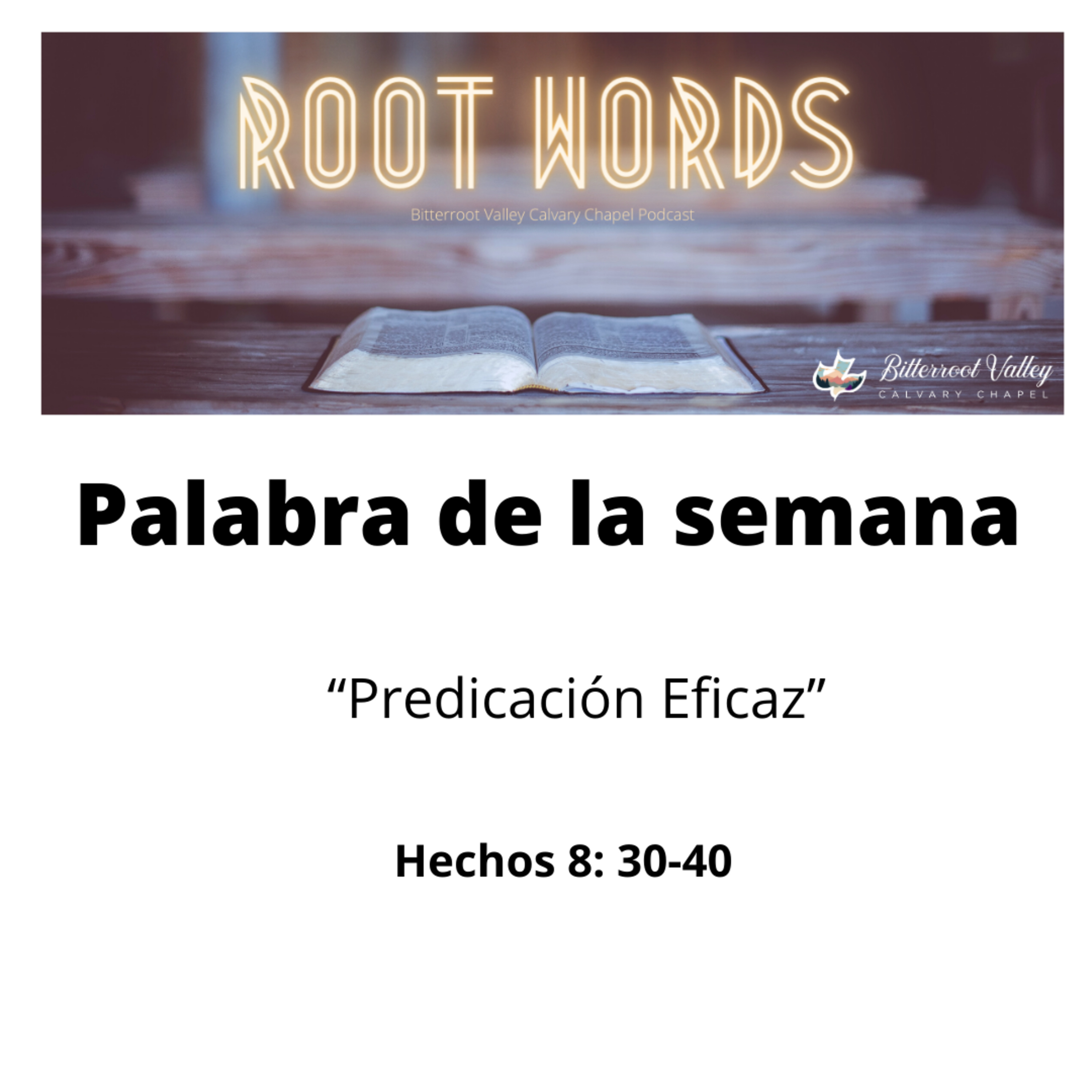 Palabra de la Semana “Predicación Eficaz” Hechos 8: 30-40 episode artwork