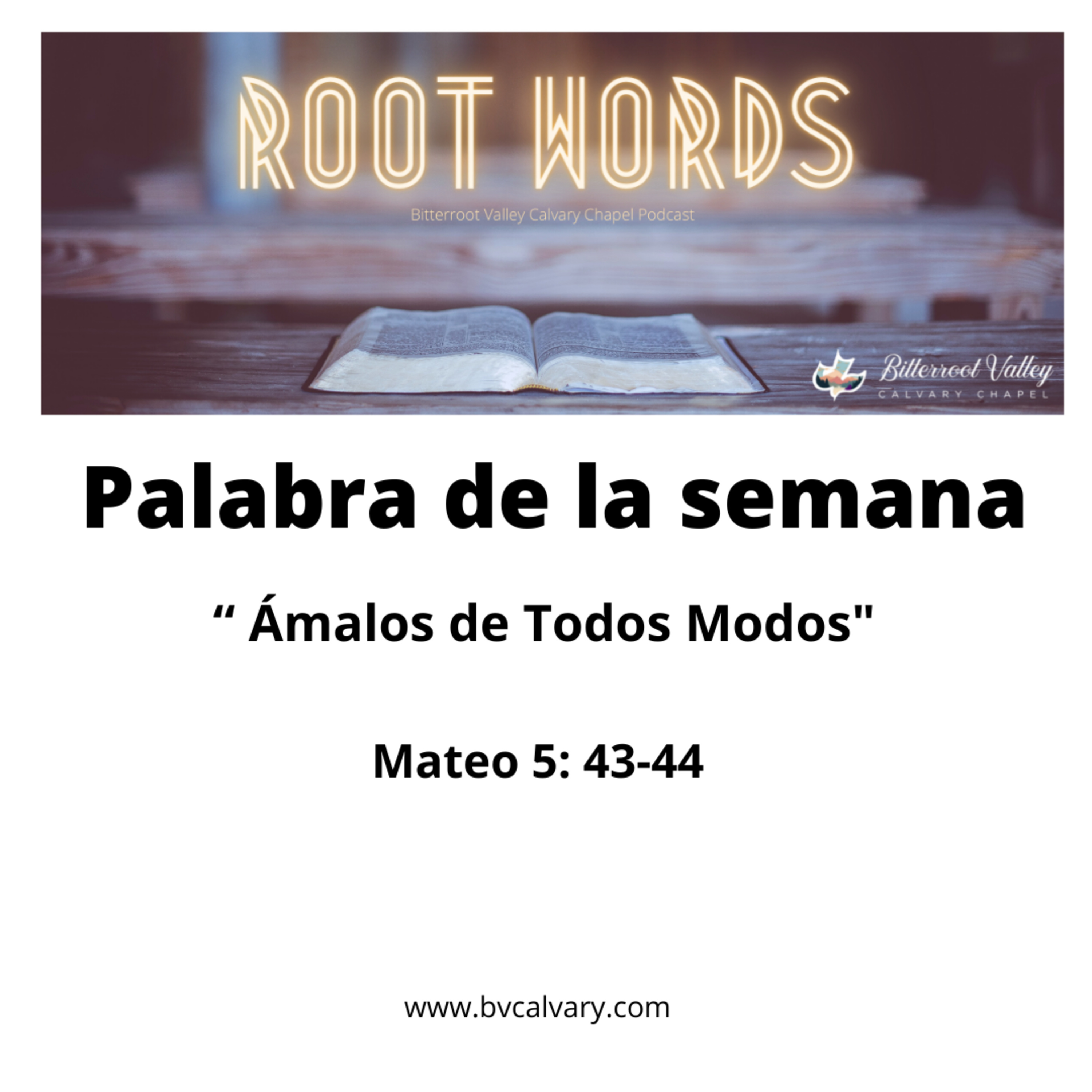 Palabra de la Semana “Ámalos de Todos Modos” Mateo 5: 43-44 episode artwork