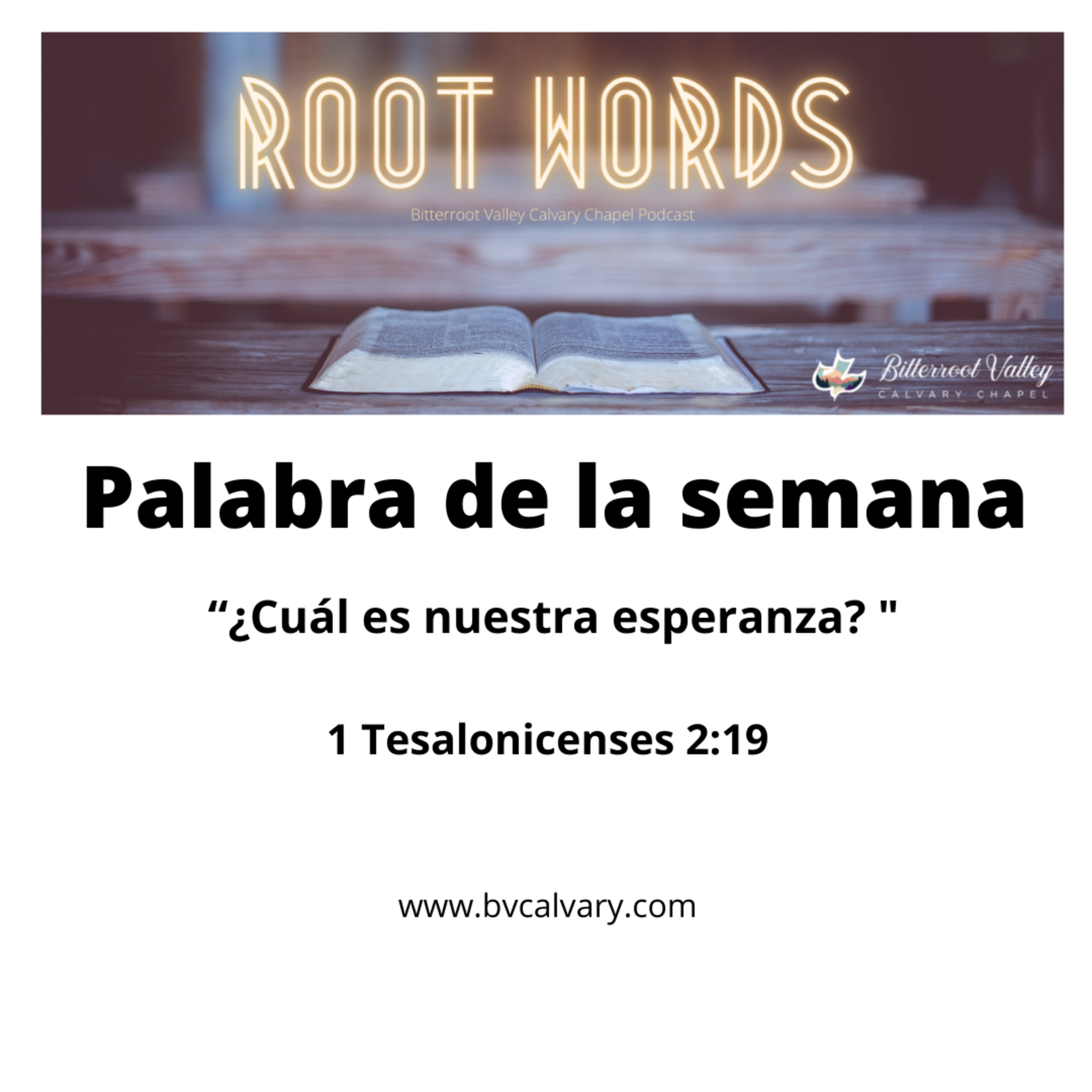 Palabra de la Semana ¿Cuál es nuestra esperanza? 1 Tesalonicenses 2:19 episode artwork