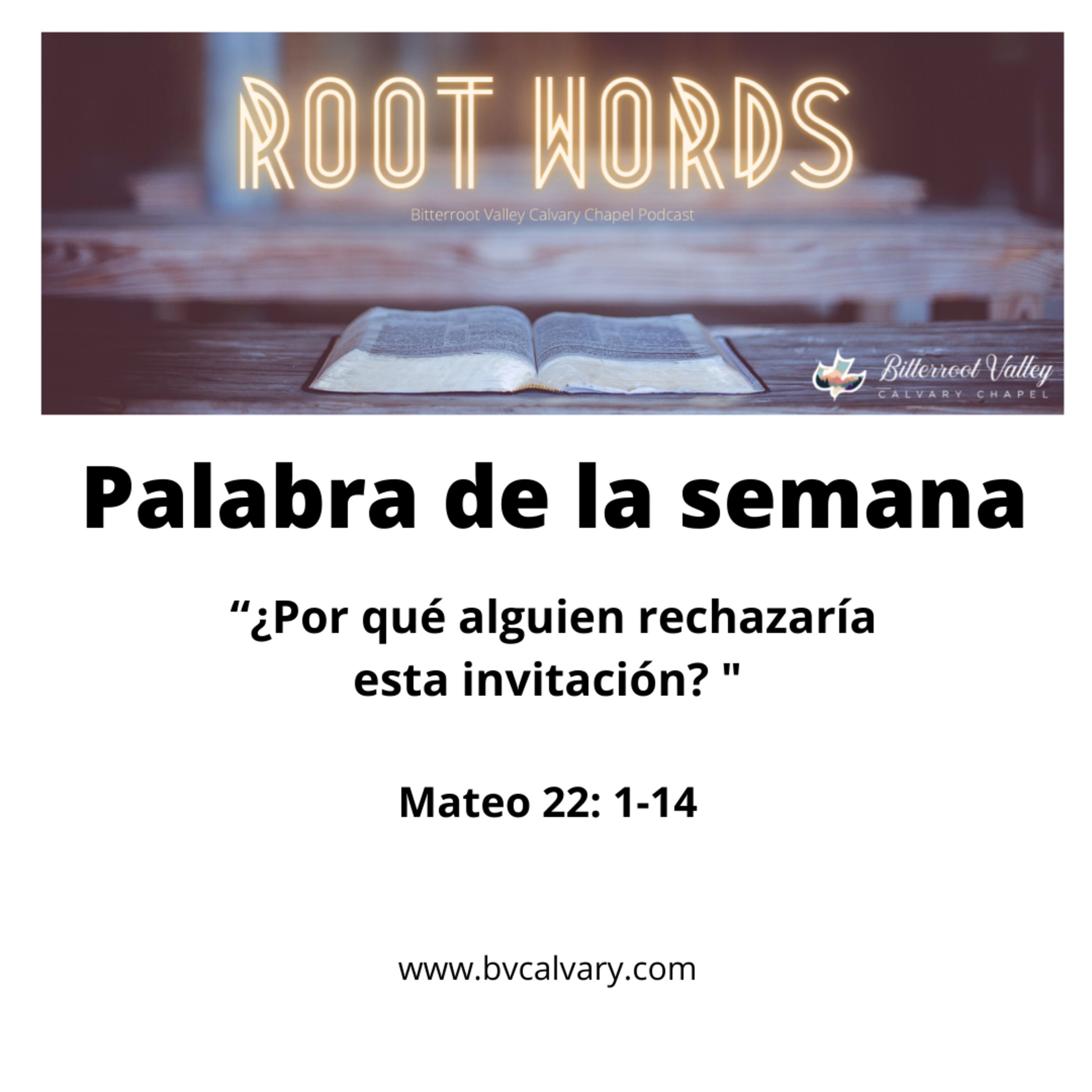 Palabra de la Semana ¿Por qué alguien rechazaría esta invitación? Mateo 22: 1-14 episode artwork
