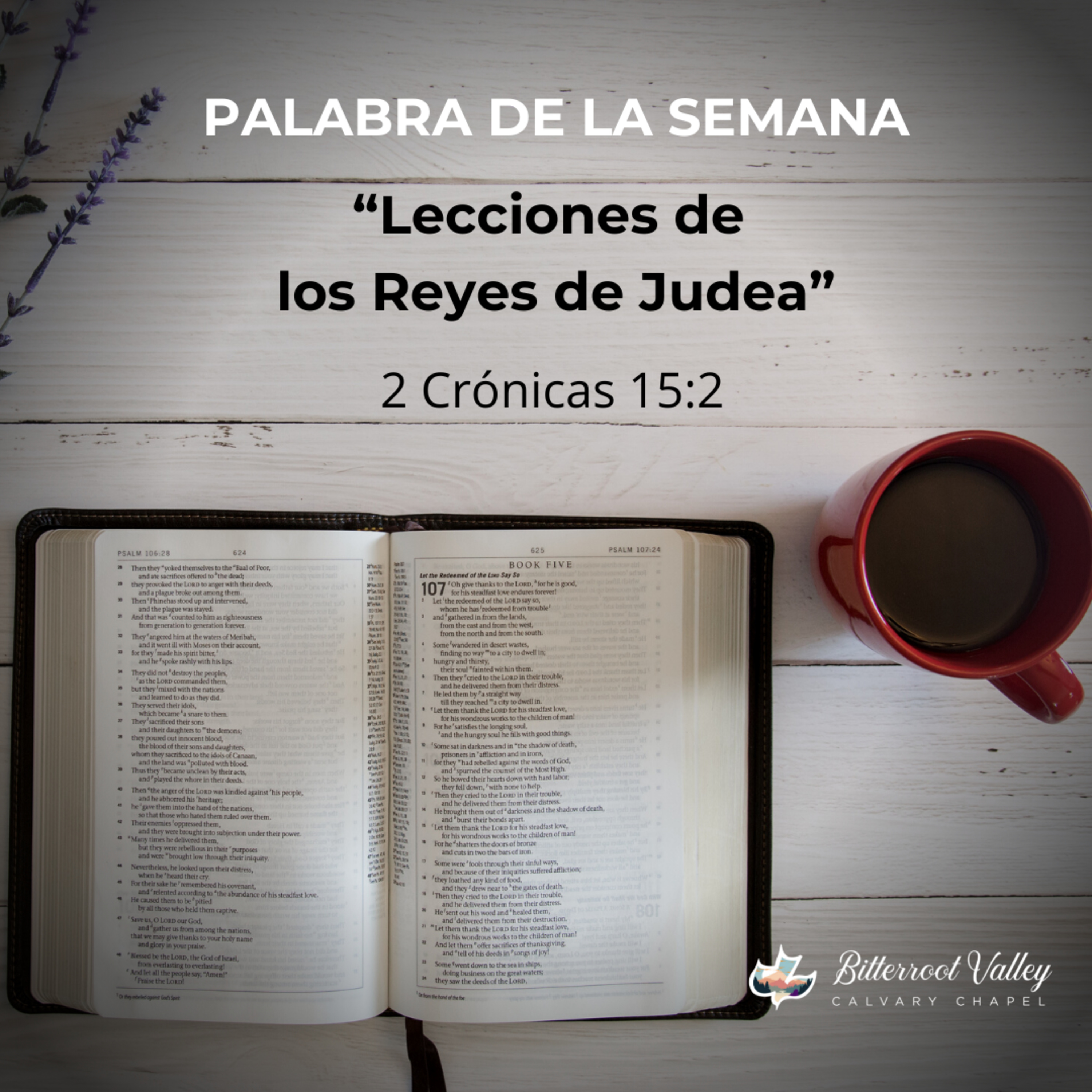 “Lecciones de Los Reyes de Judea” 2 Crónicas 15:2 episode artwork