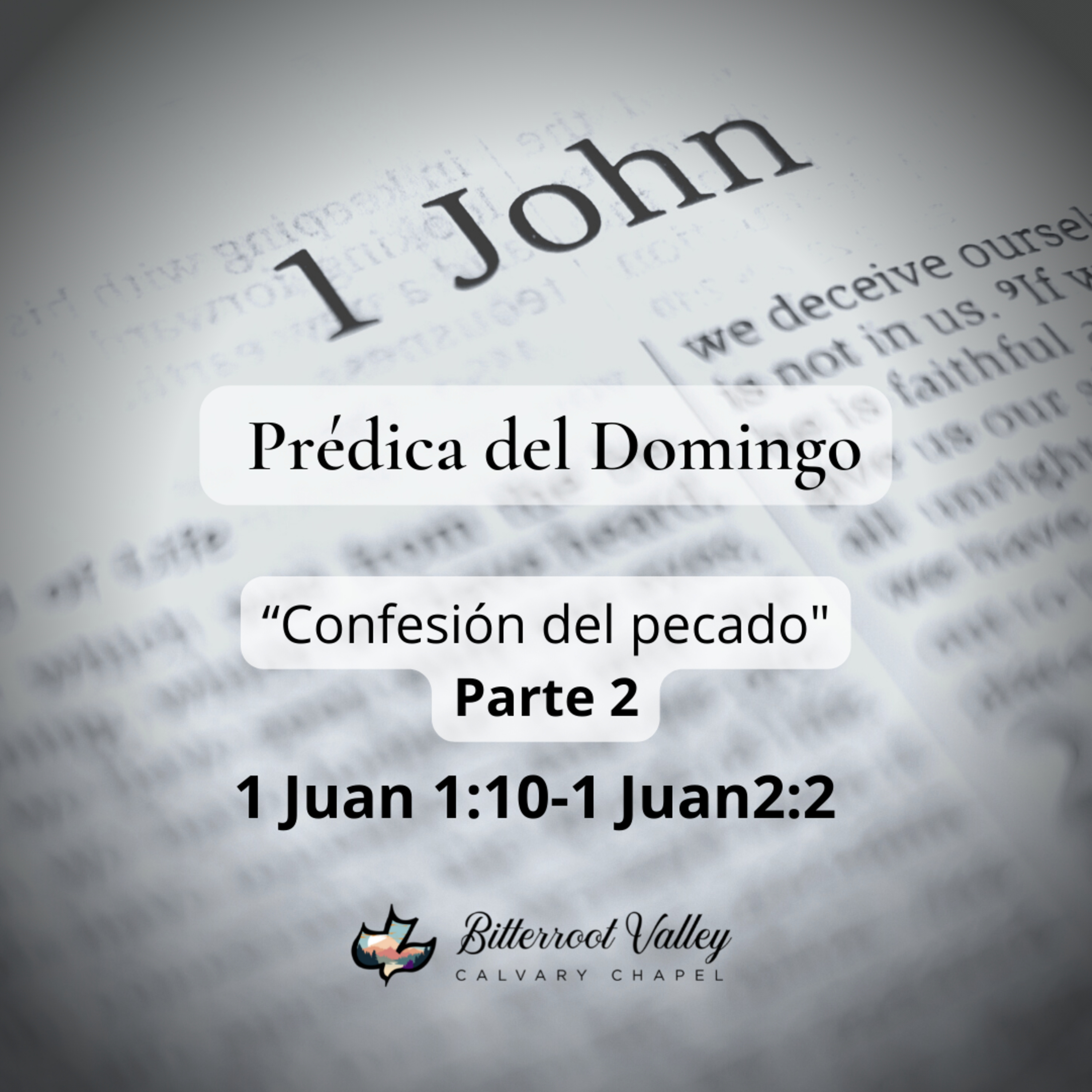 Prédica del Domingo “Confesión del pecado” Parte 2/ 1 Juan 1:10- 1 Juan 2:2 episode artwork