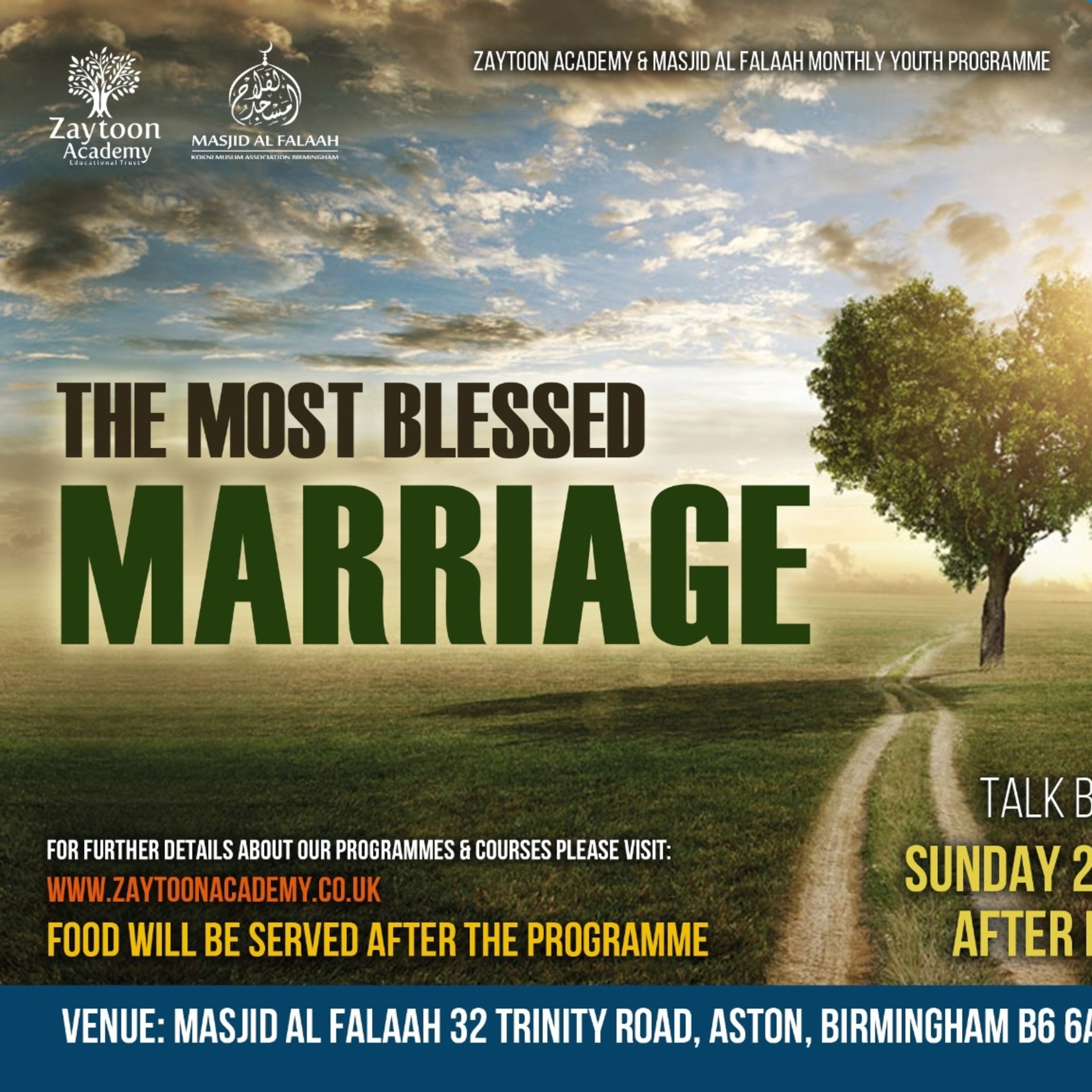 KMAB-Masjid al-Falaah - 'The Most Blessed Marriage'