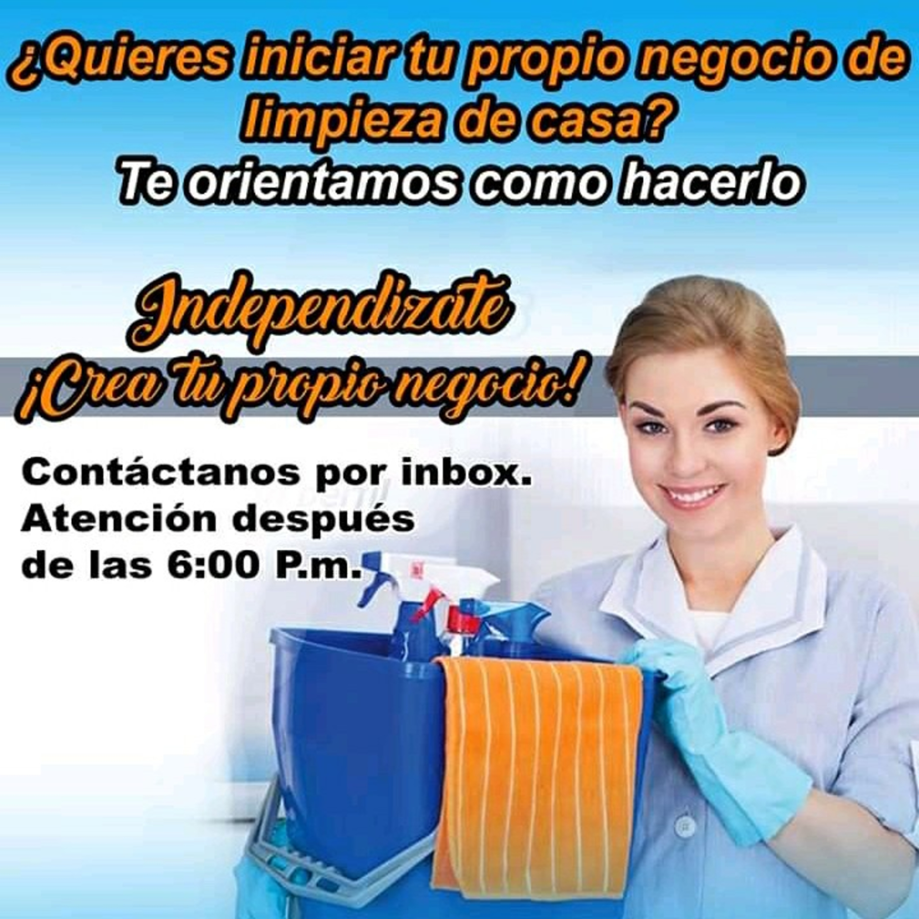 Negocio de limpieza de casas