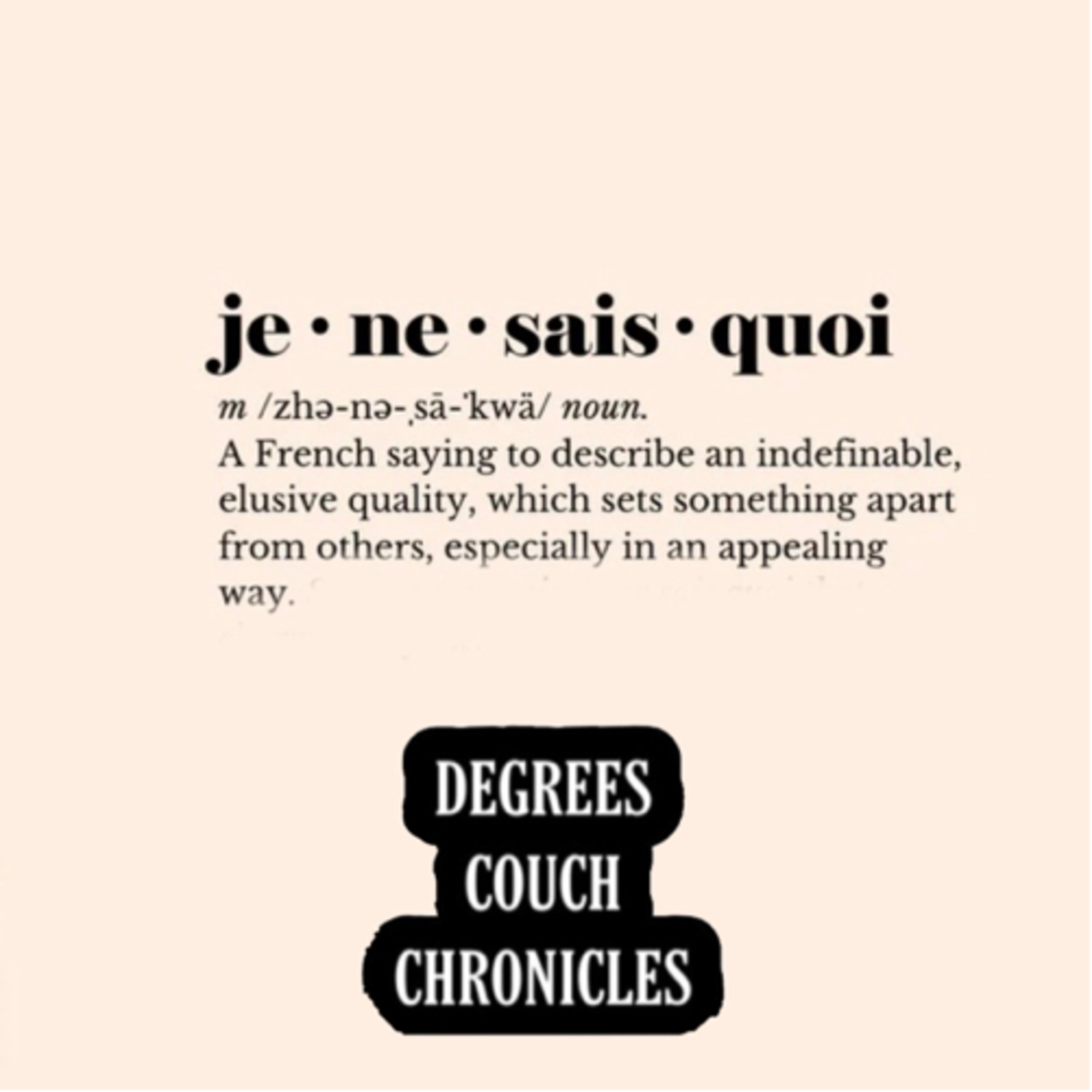"Je Ne Sais Quoi" Episode 205 episode artwork