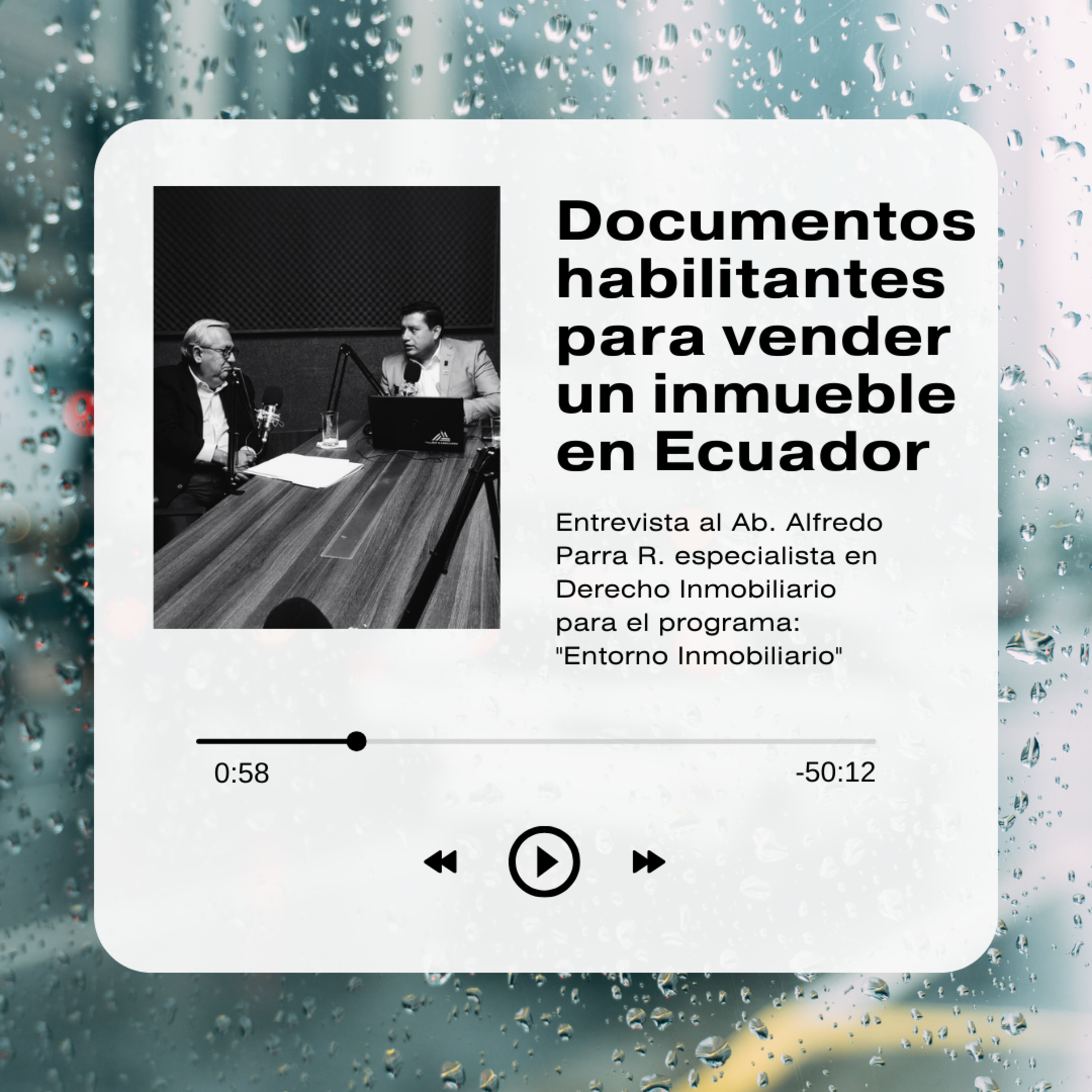 DESCUBRE CUALES SON LOS DOCUMENTOS HABILITANTES PARA UNA COMPRAVENTA DE UN BIEN RAÍZ EN ECUADOR episode artwork