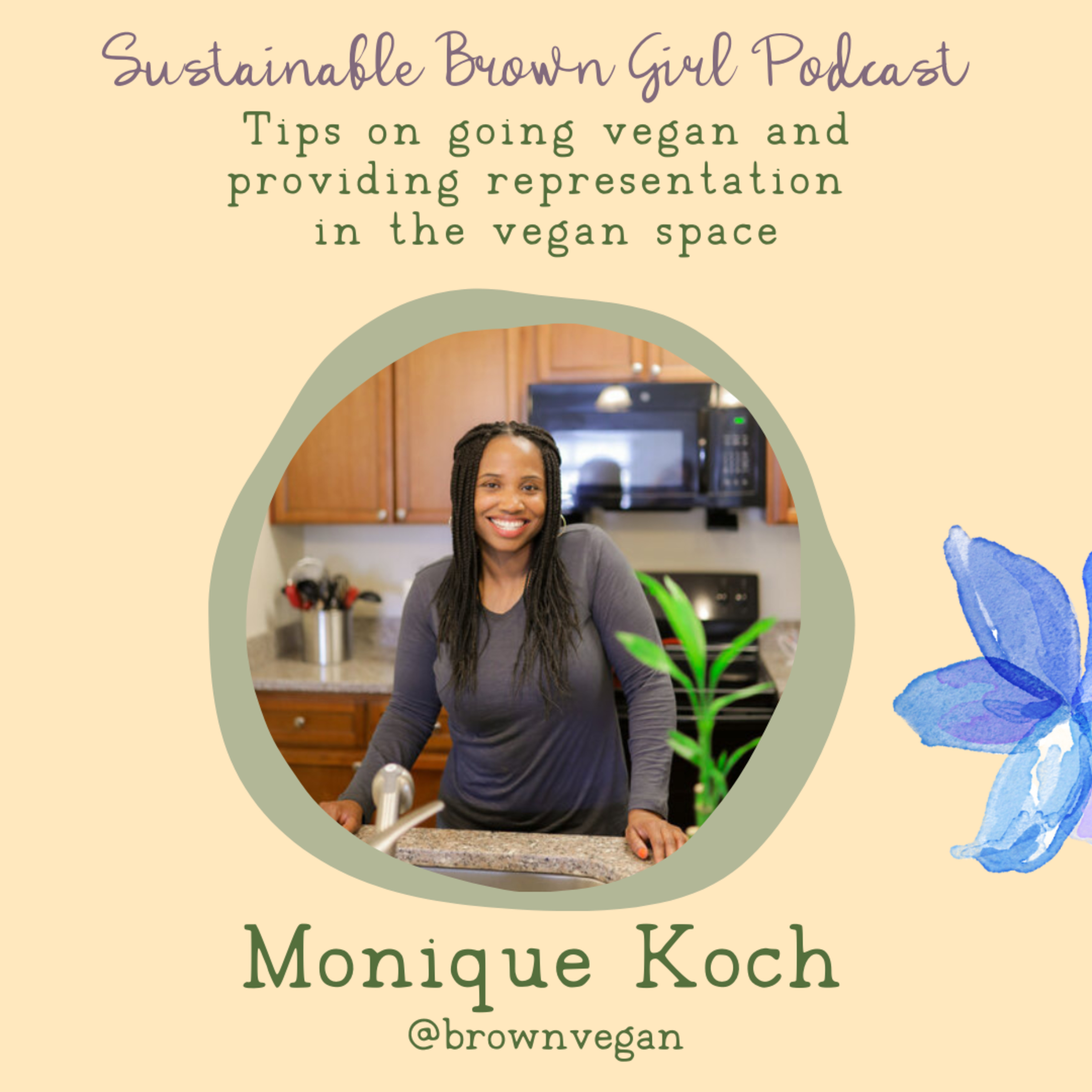 67| Tips on going vegan and providing representation in the vegan space with Monique Koch, Brown Vegan episode artwork