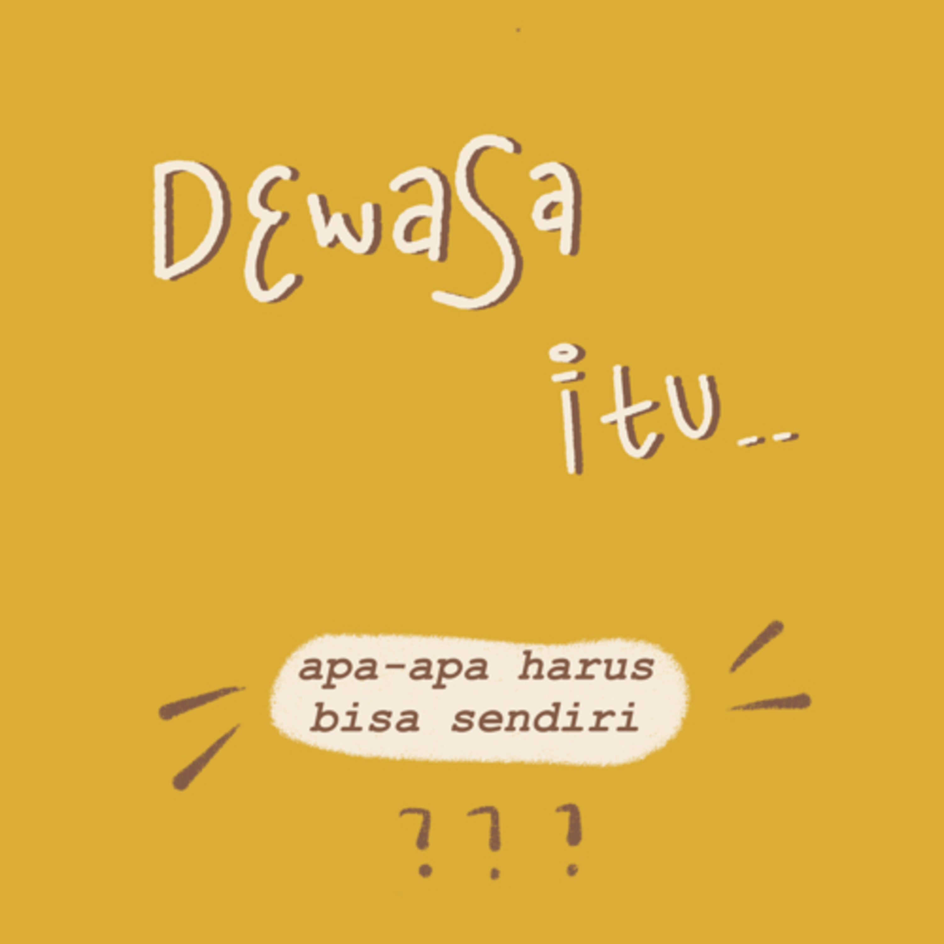 takut tambah dewasa .. episode artwork