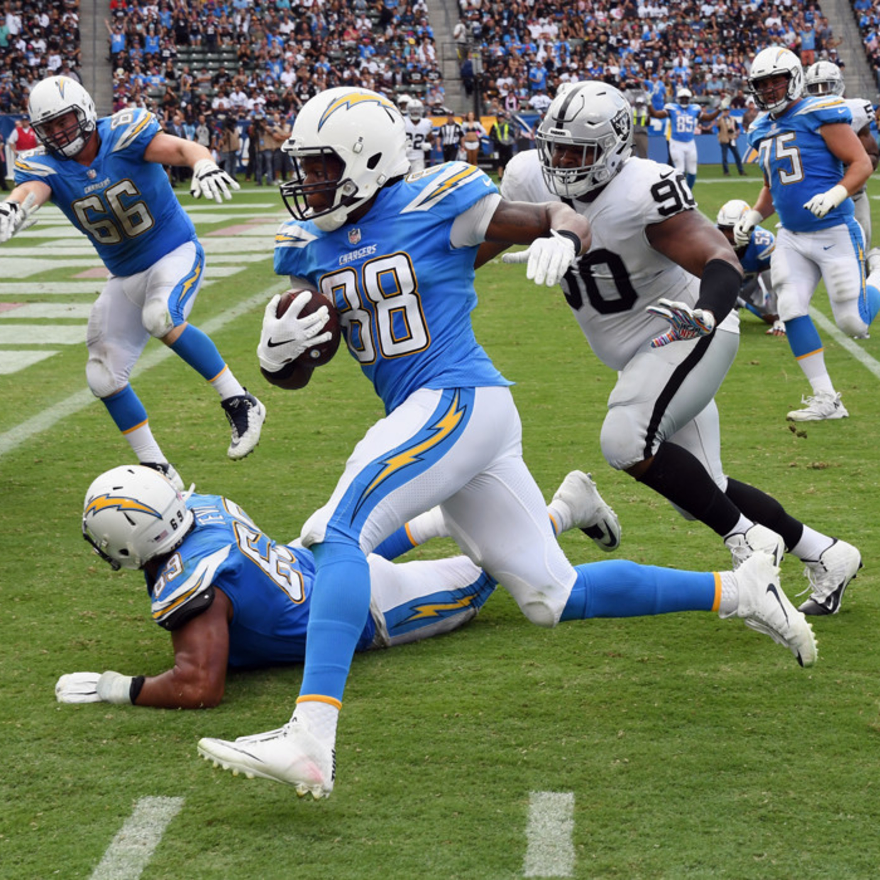 NFL Chargers beat Raiders Week 5 episode artwork