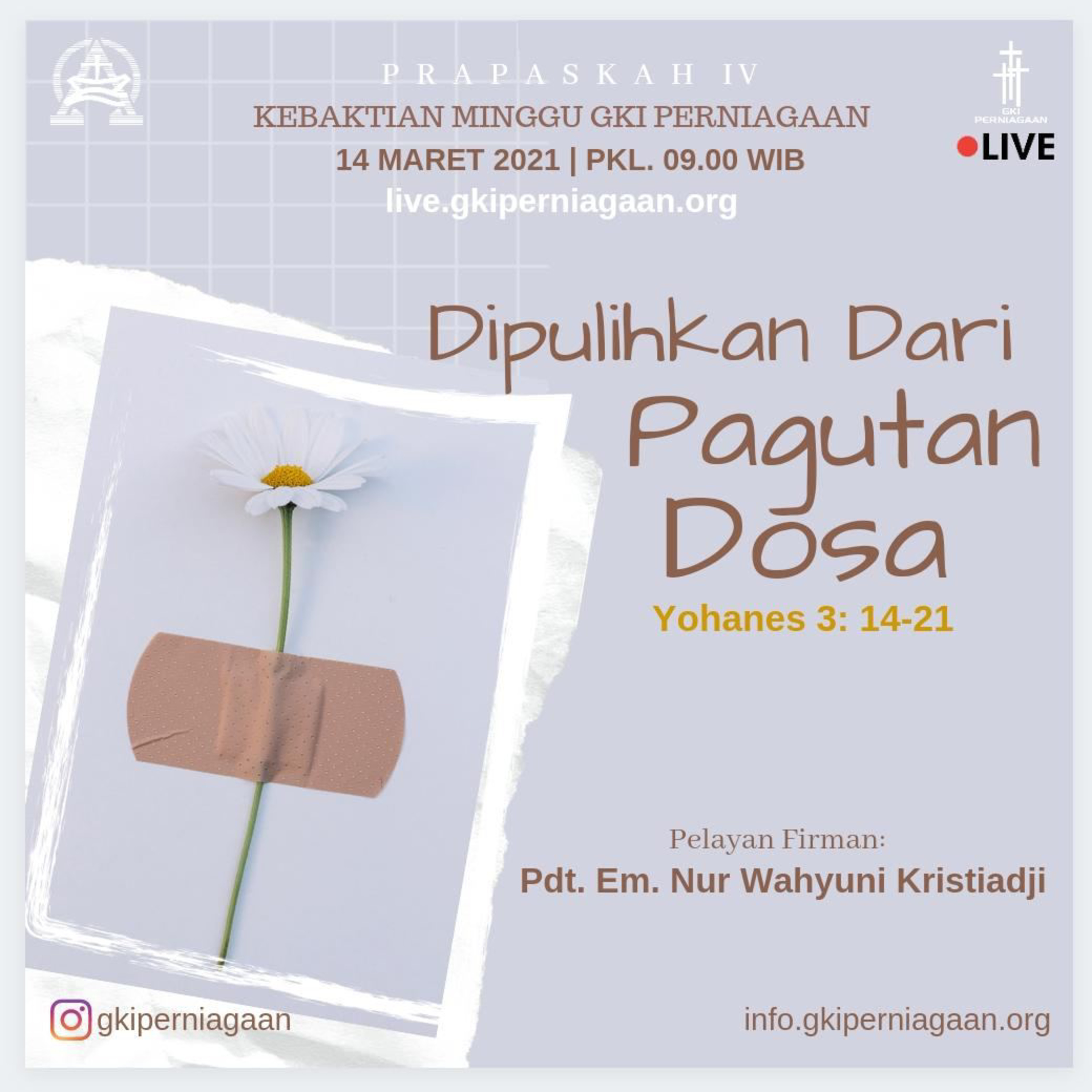 Khotbah : Dipulihkan Dari Pagutan Dosa
