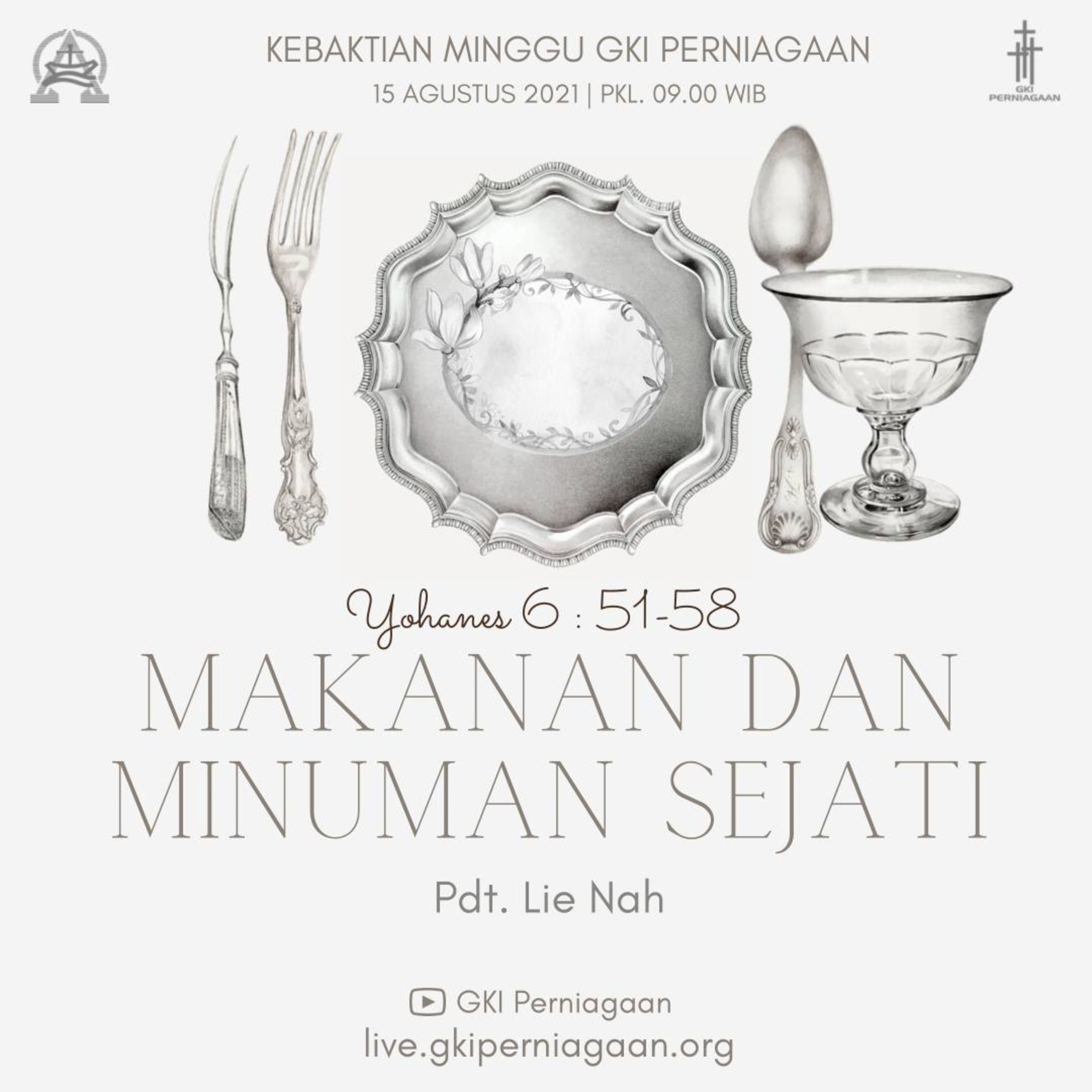 Khotbah : Makanan dan Minuman Sejati