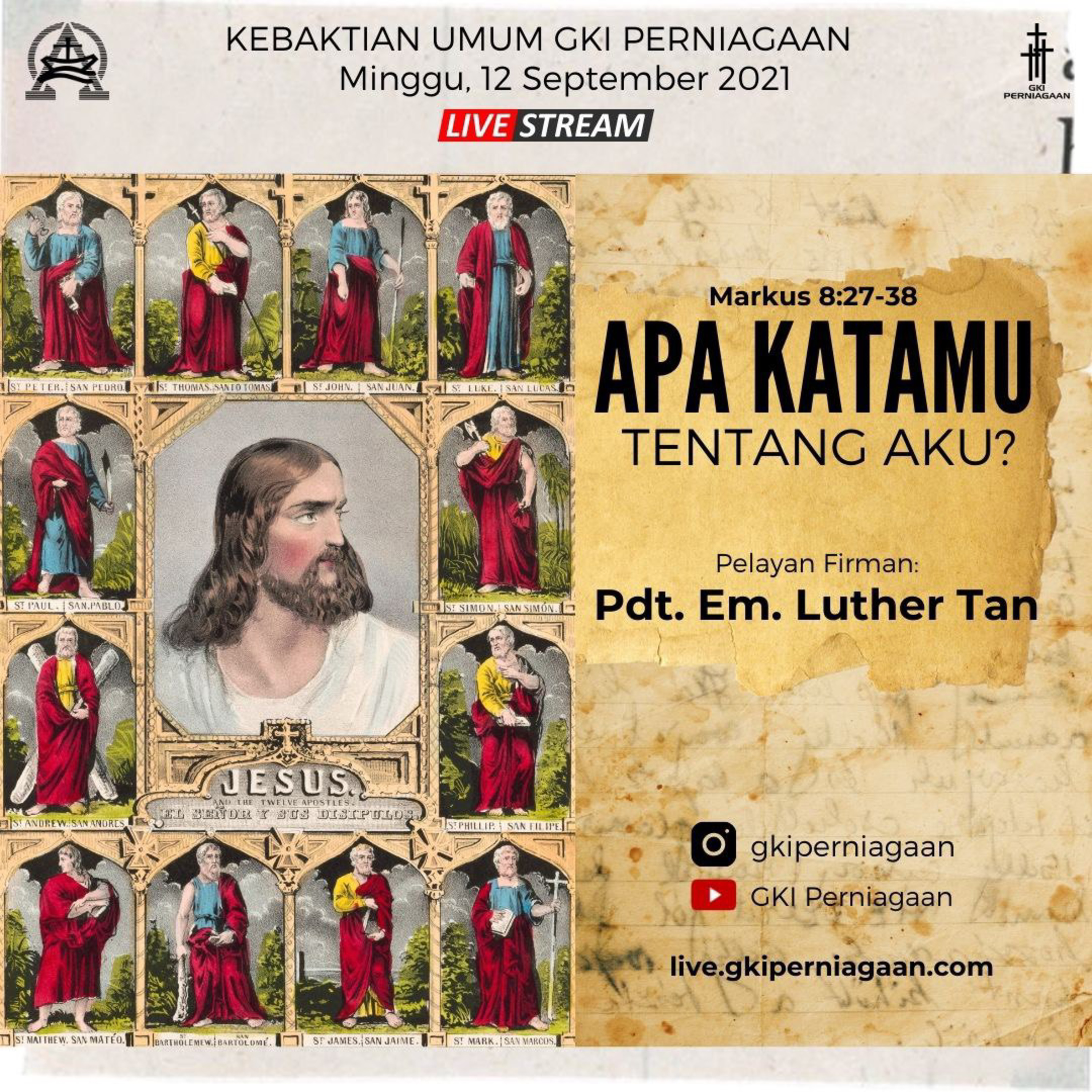 khotbah : Apa Katamu Tentang Aku?
