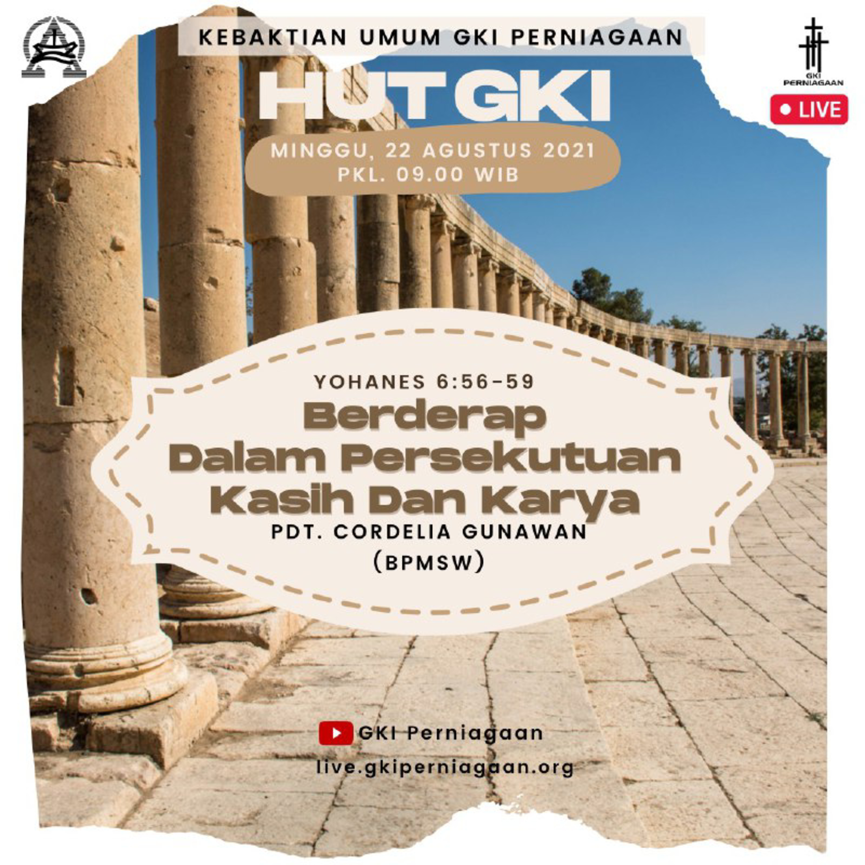 Khotbah : Berderap dalam Persekutuan Kasih & Karya