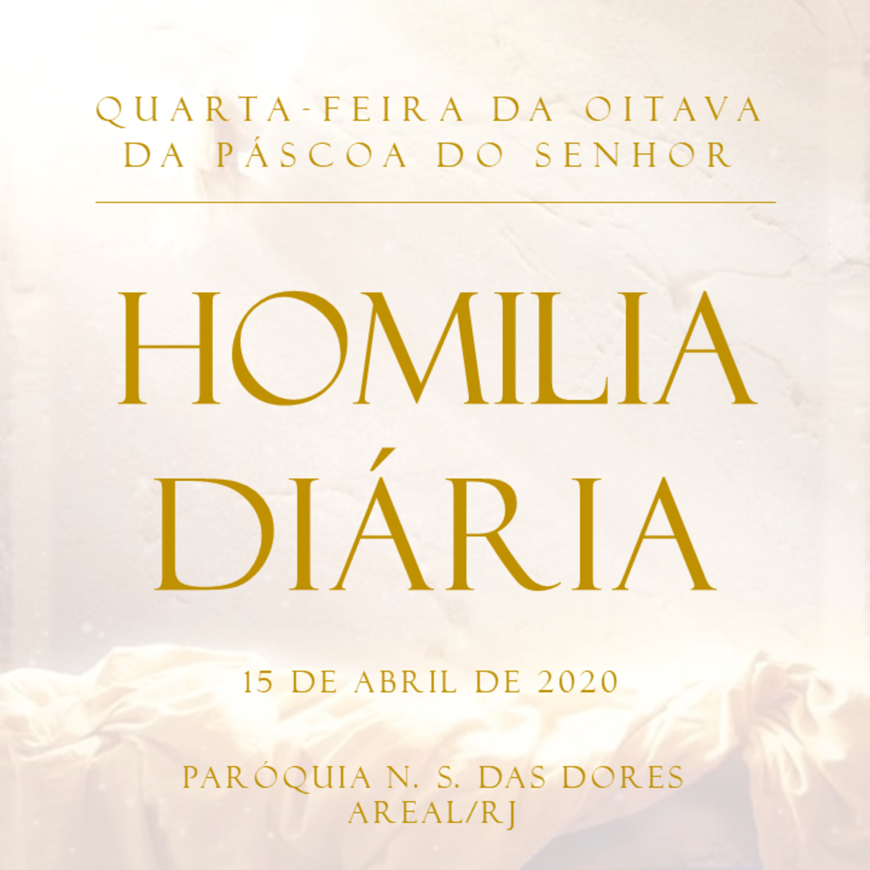 Homilia Diária - Paróquia Nossa Senhora das Dores - Areal/RJ