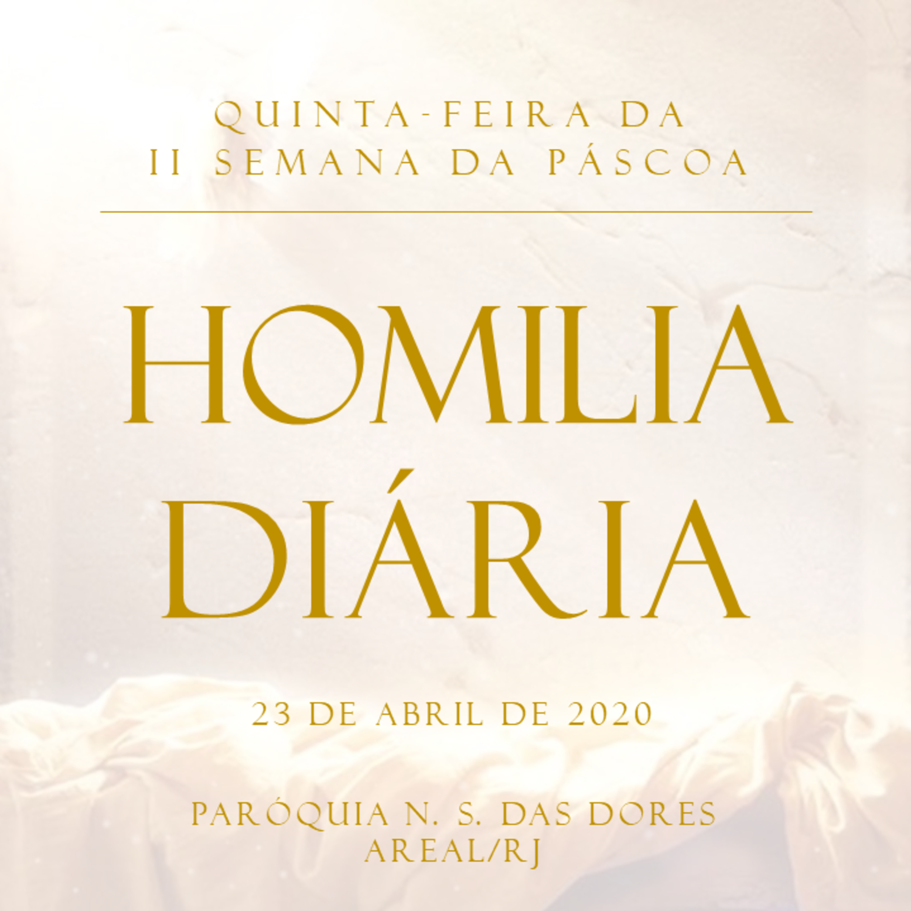 Homilia Diária - Paróquia Nossa Senhora das Dores - Areal/RJ