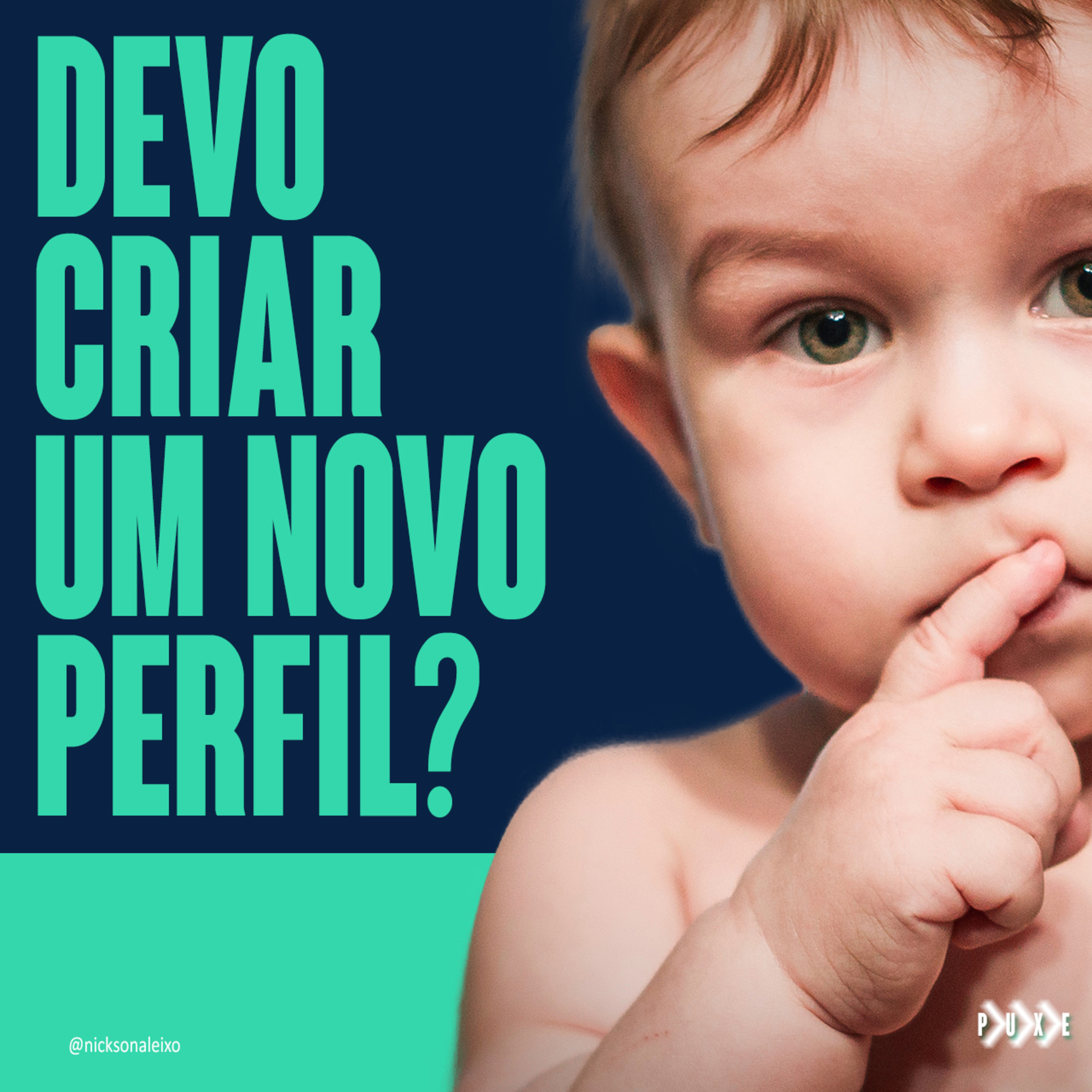 INSTAGRAM - DEVO OU NÃO CRIAR UM NOVO PERFÍL?