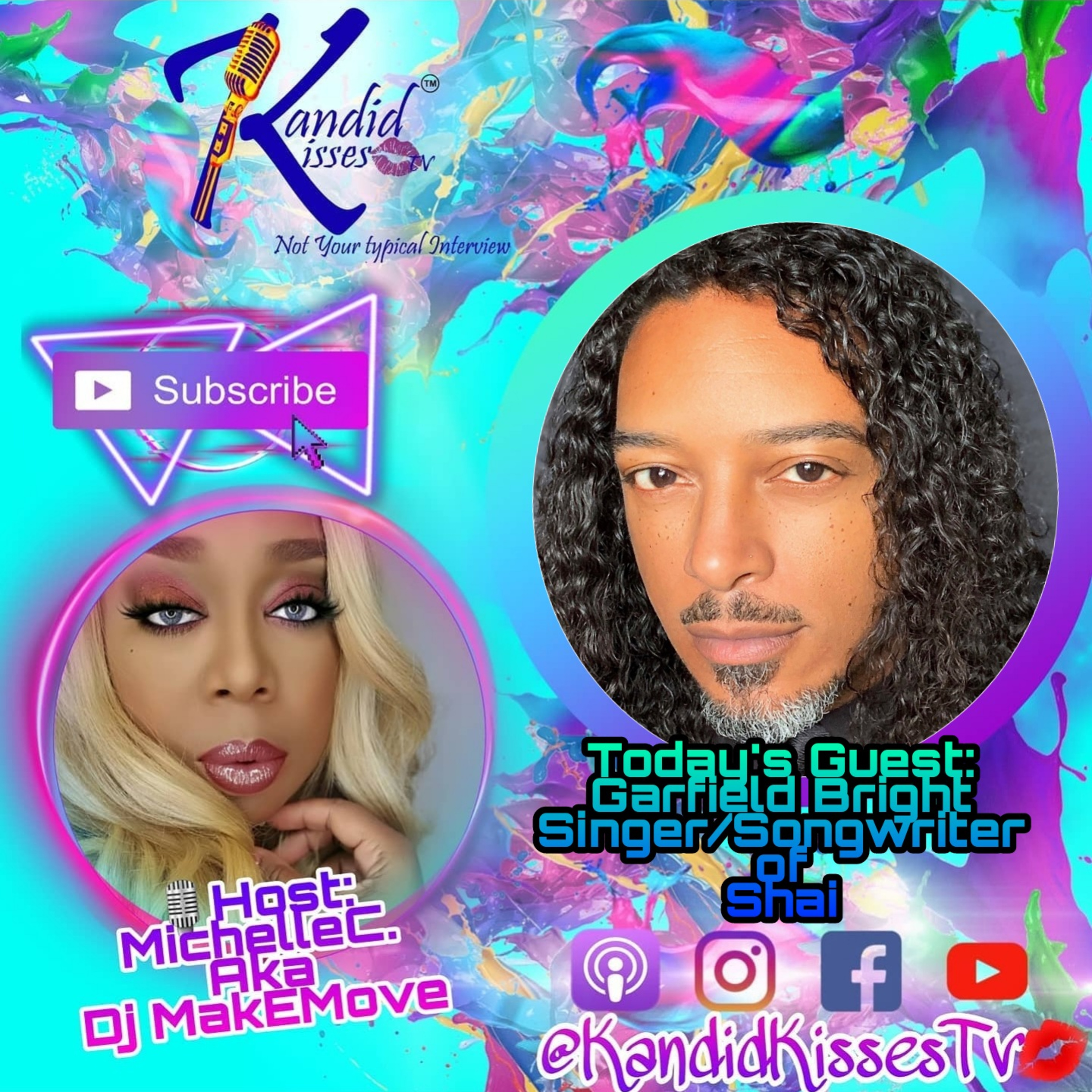 Kandid Kisses Tv Ep. with Singer/Songwriter Garfield of 90s R&B Group Shai episode artwork