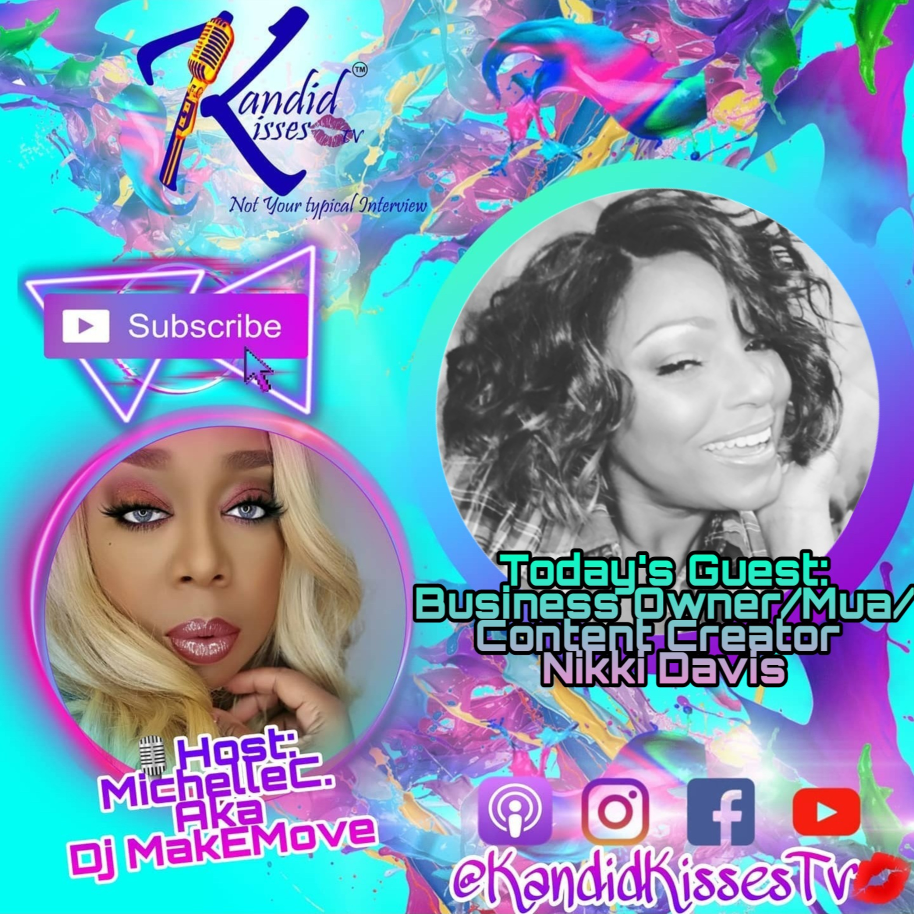 Kandid Kisses Tv Motivation Monday with Ceo Nikki Davis of Bubble Babez & Co.  episode artwork