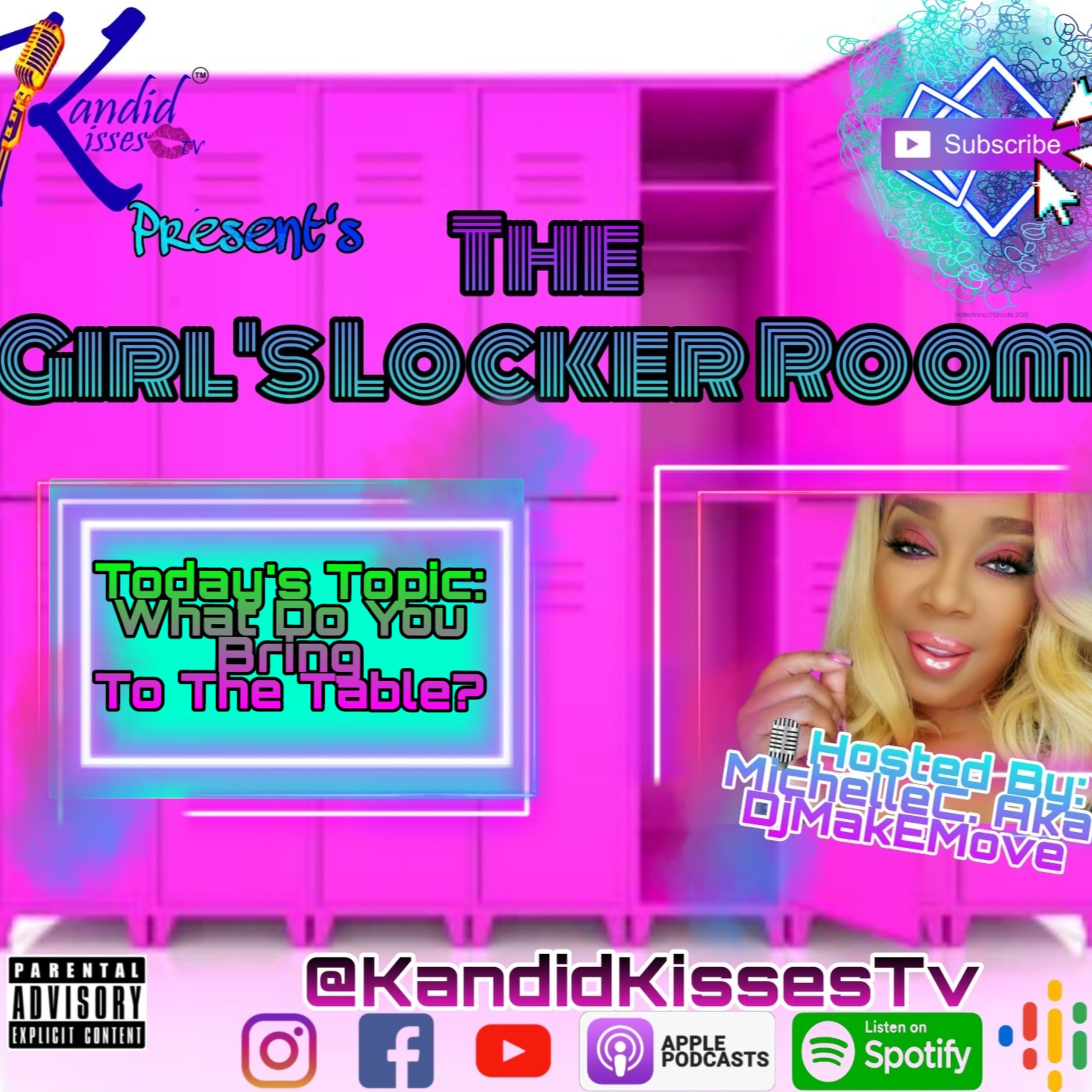 Kandid Kisses Tv Presents "The Girls Locker Room" Topic: What Do You Bring To The Table? episode artwork